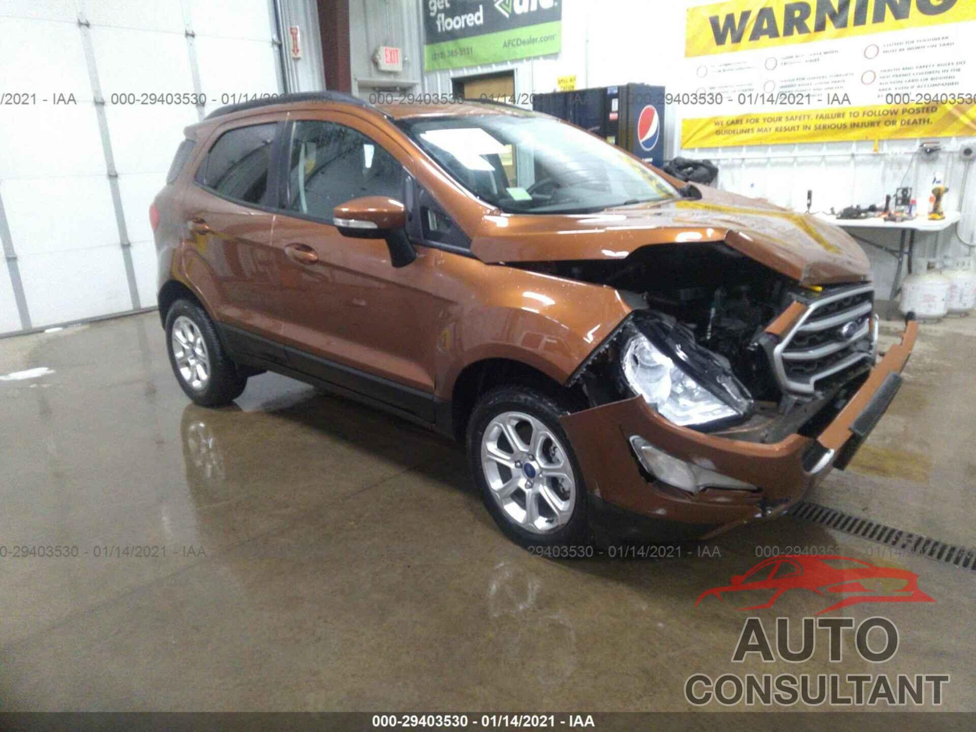 FORD ECOSPORT 2018 - MAJ6P1ULXJC239495