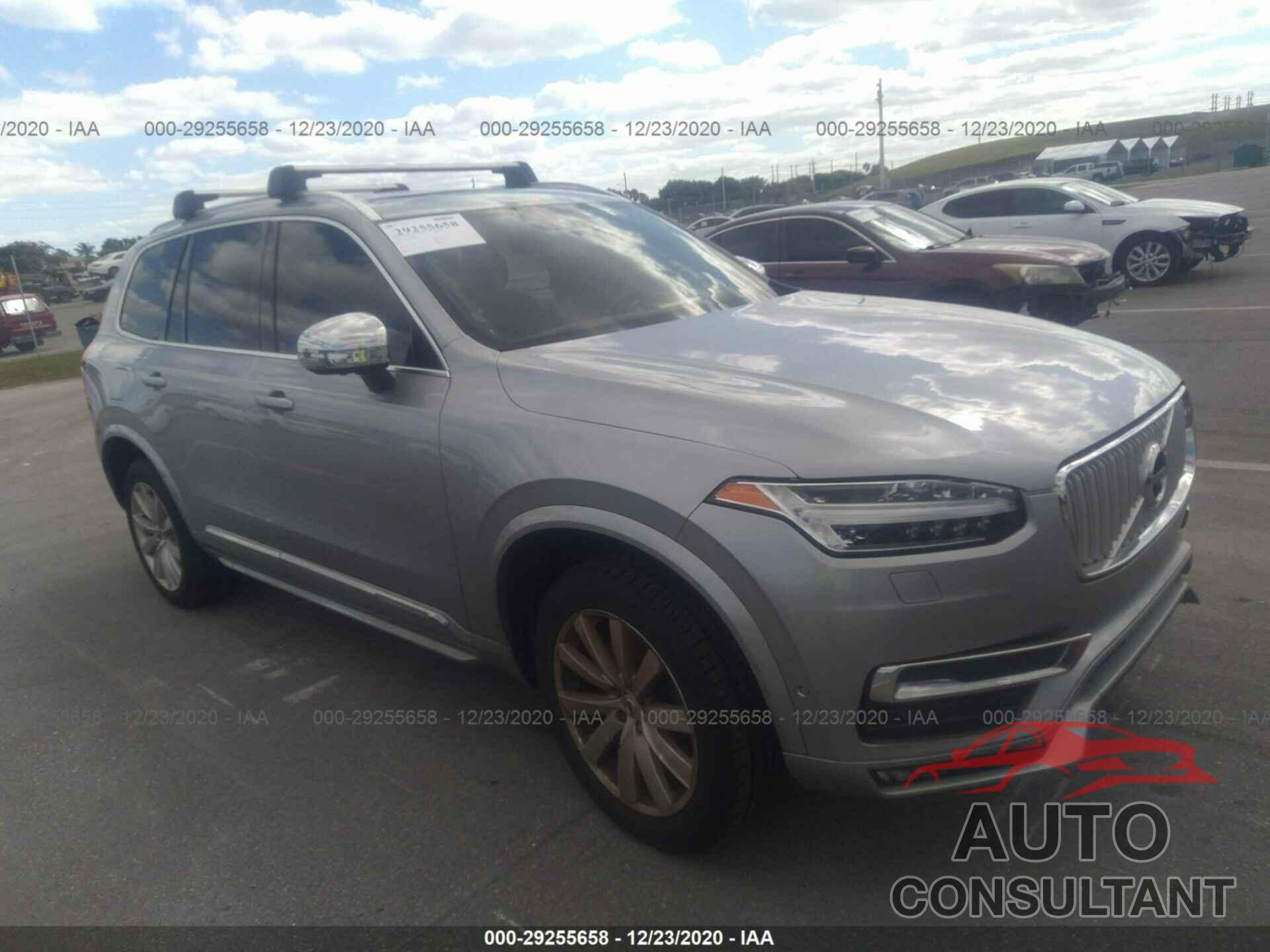 VOLVO XC90 2016 - YV4A22PM7G1048602