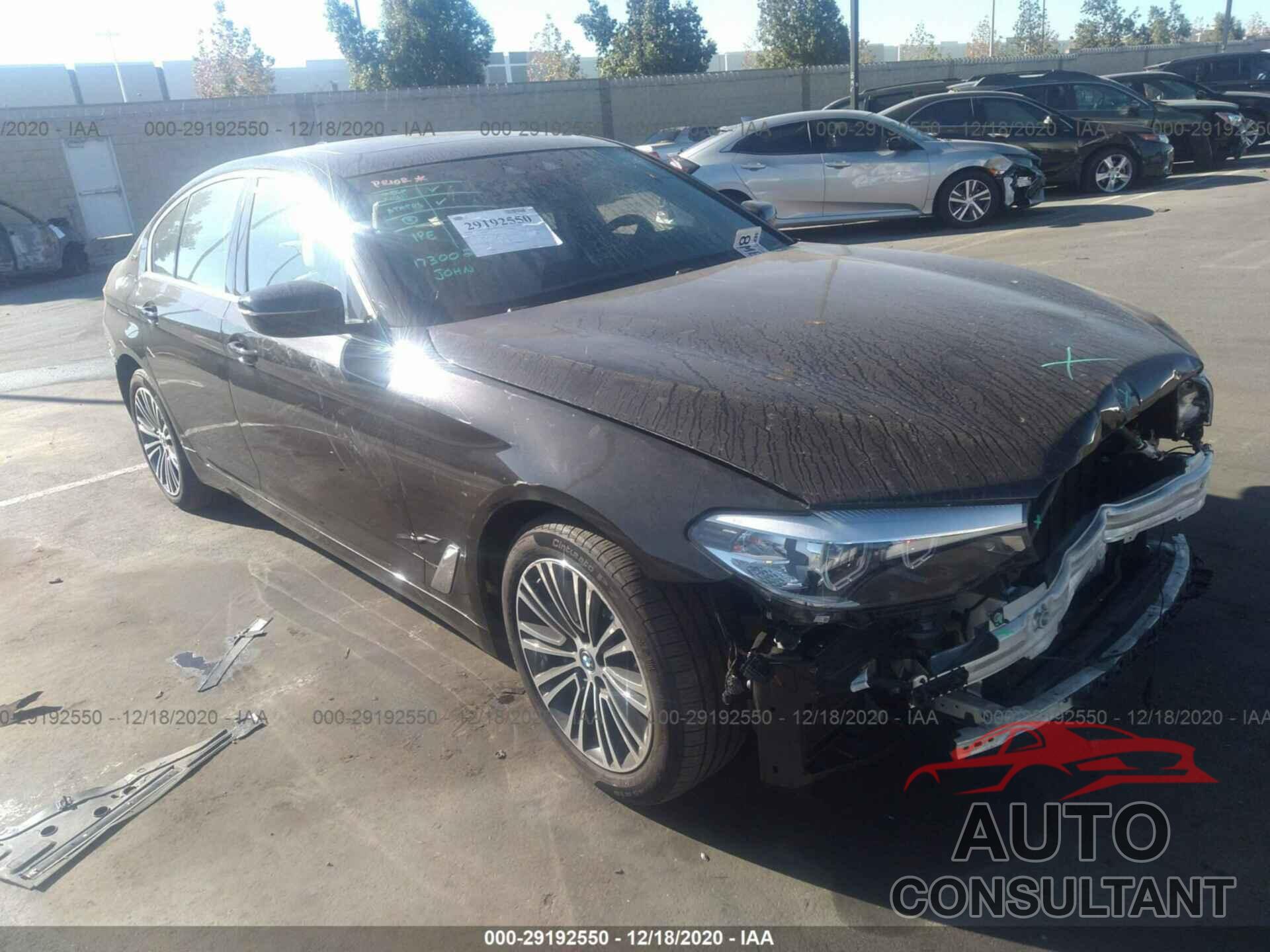 BMW 5 SERIES 2019 - WBAJA9C50KB393578