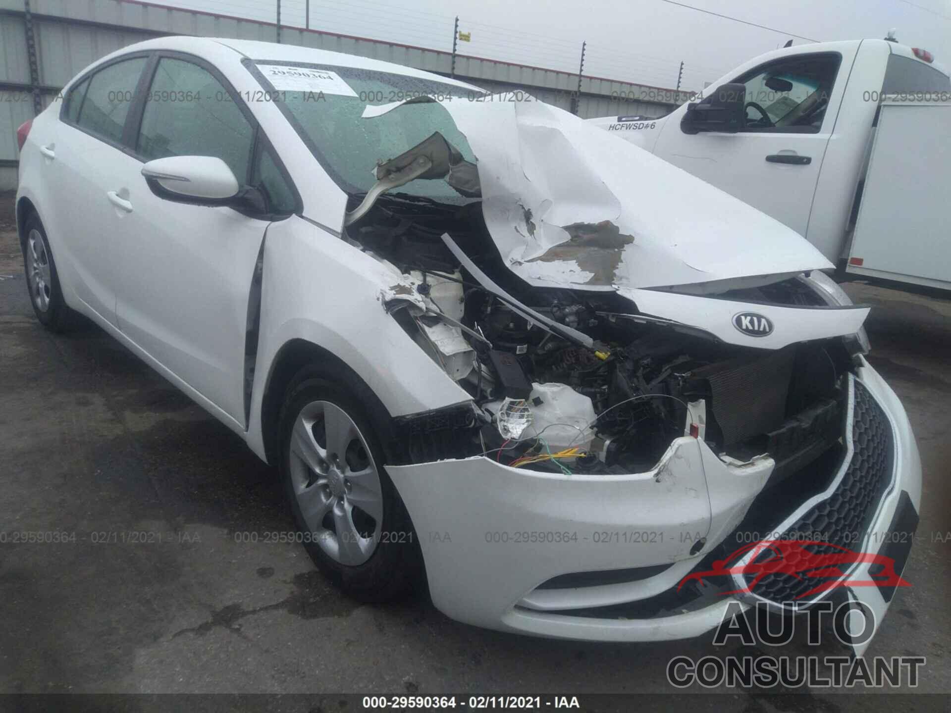 KIA FORTE 2016 - KNAFX4A66G5522500