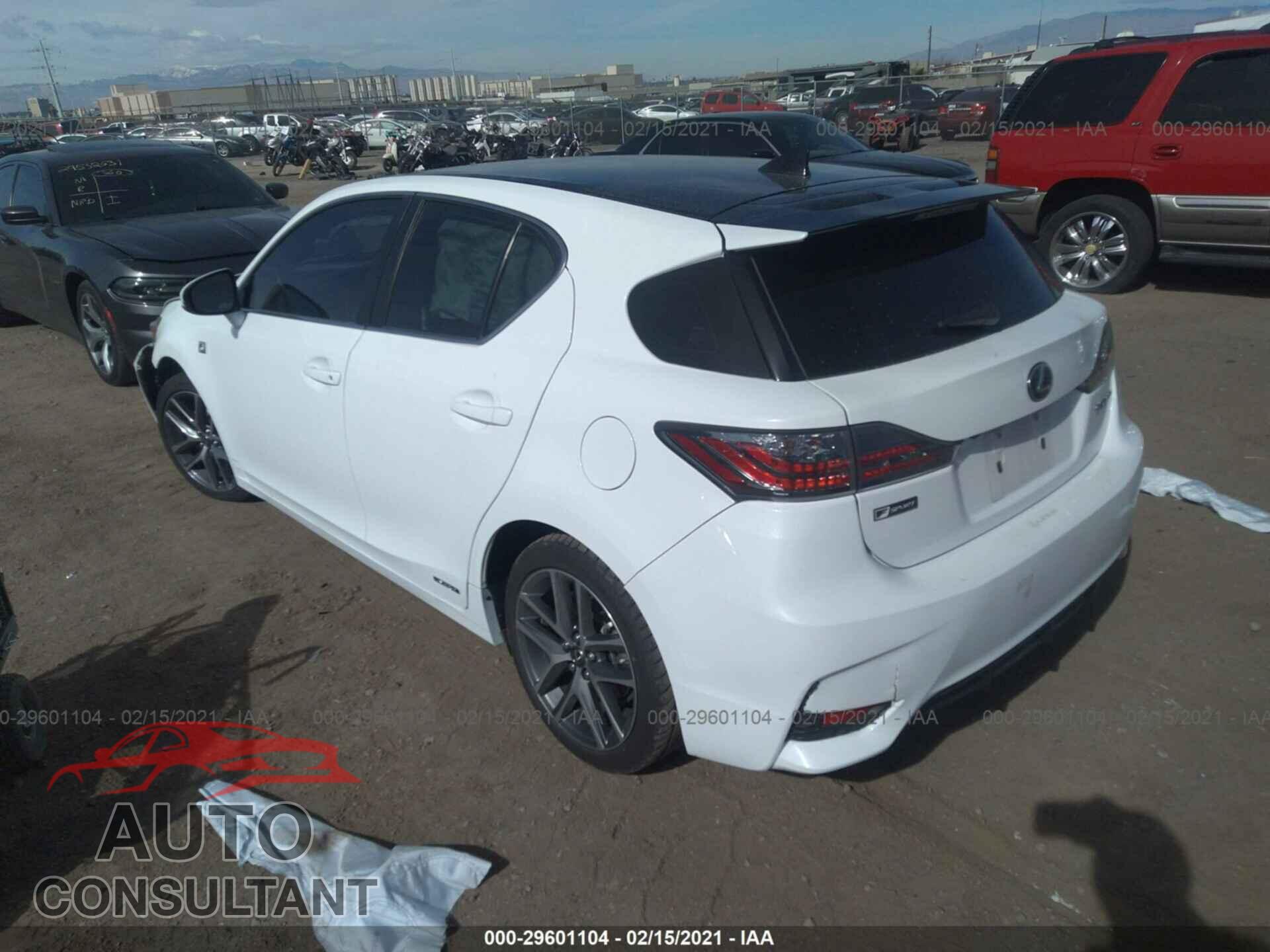 LEXUS CT 2017 - JTHKD5BH6H2293088