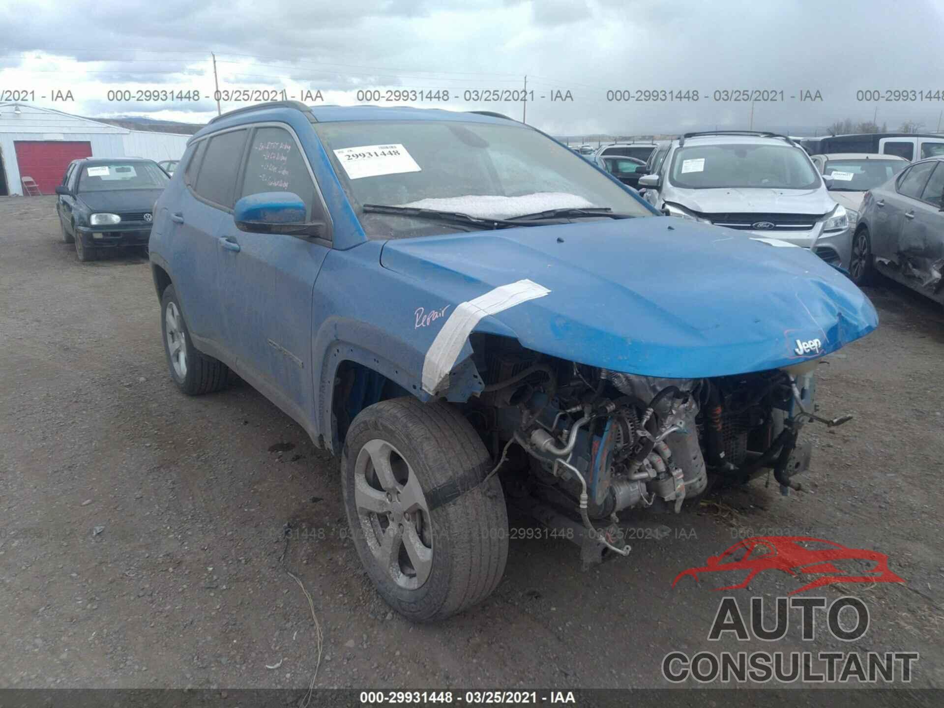 JEEP COMPASS 2020 - 3C4NJDBB8LT112660