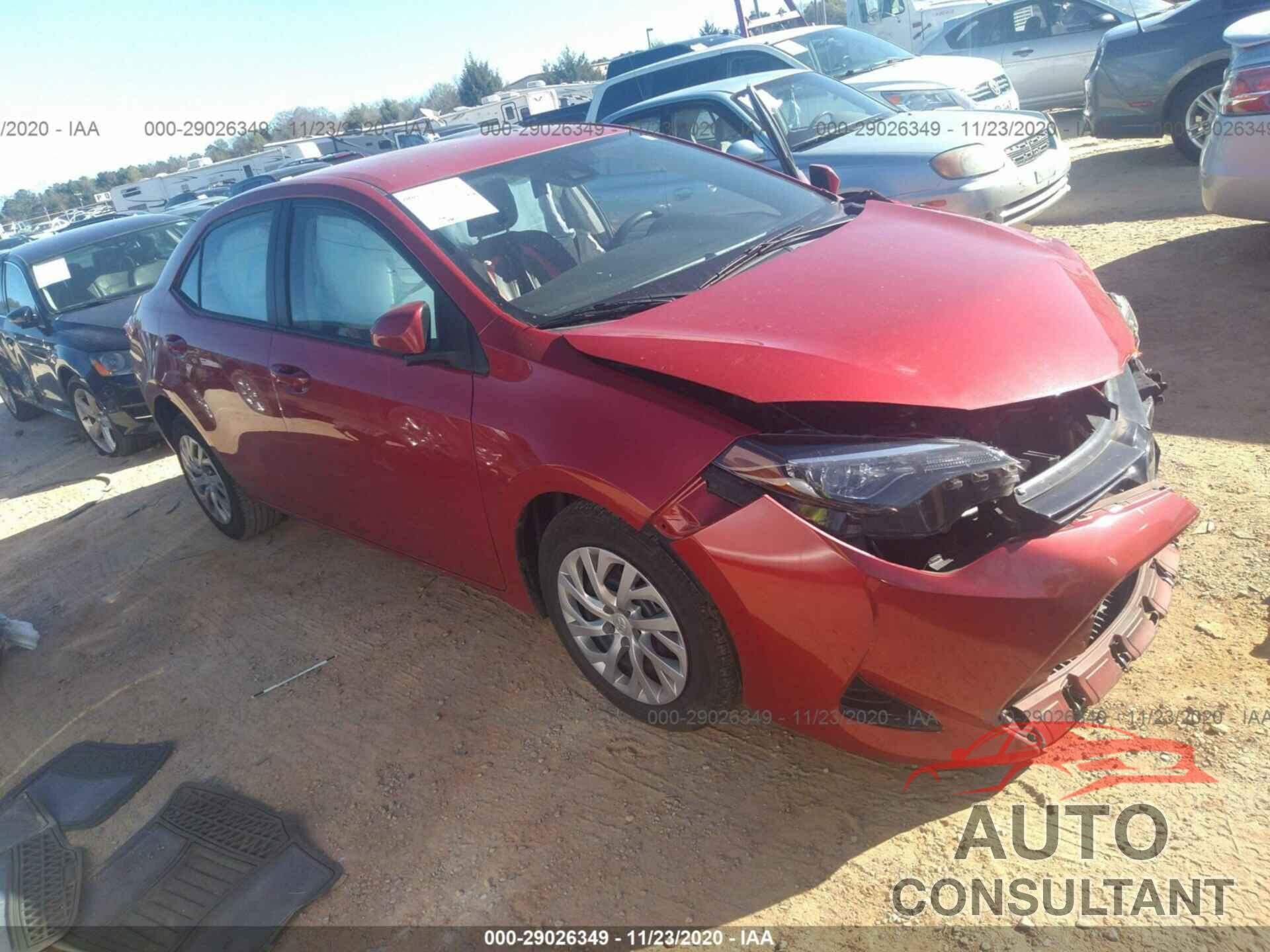 TOYOTA COROLLA 2017 - 2T1BURHE6HC905572