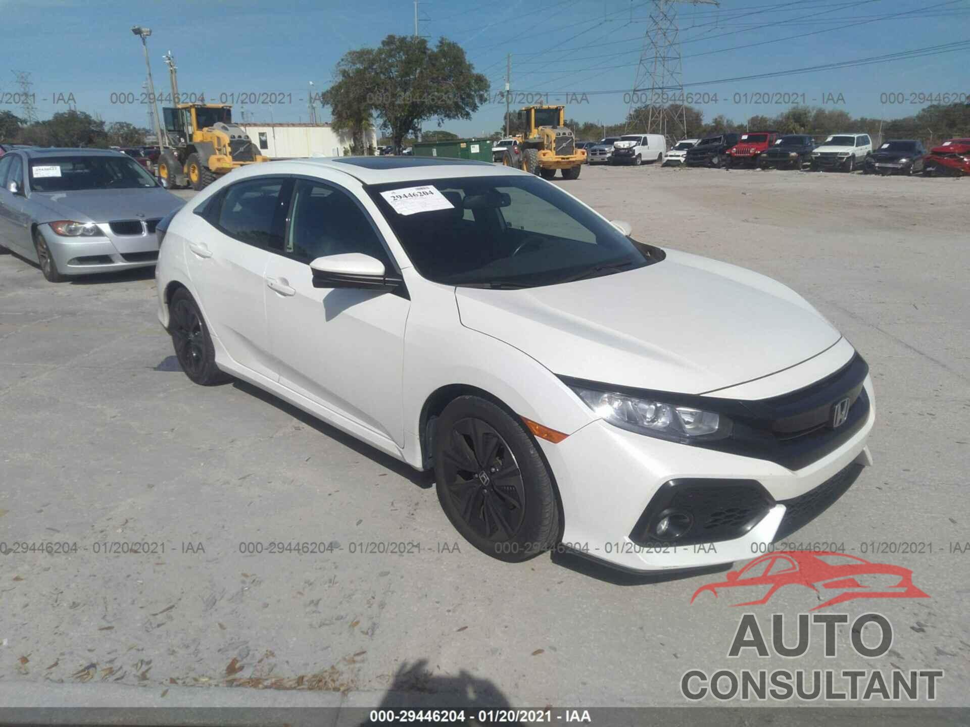 HONDA CIVIC HATCHBACK 2018 - SHHFK7H74JU232276