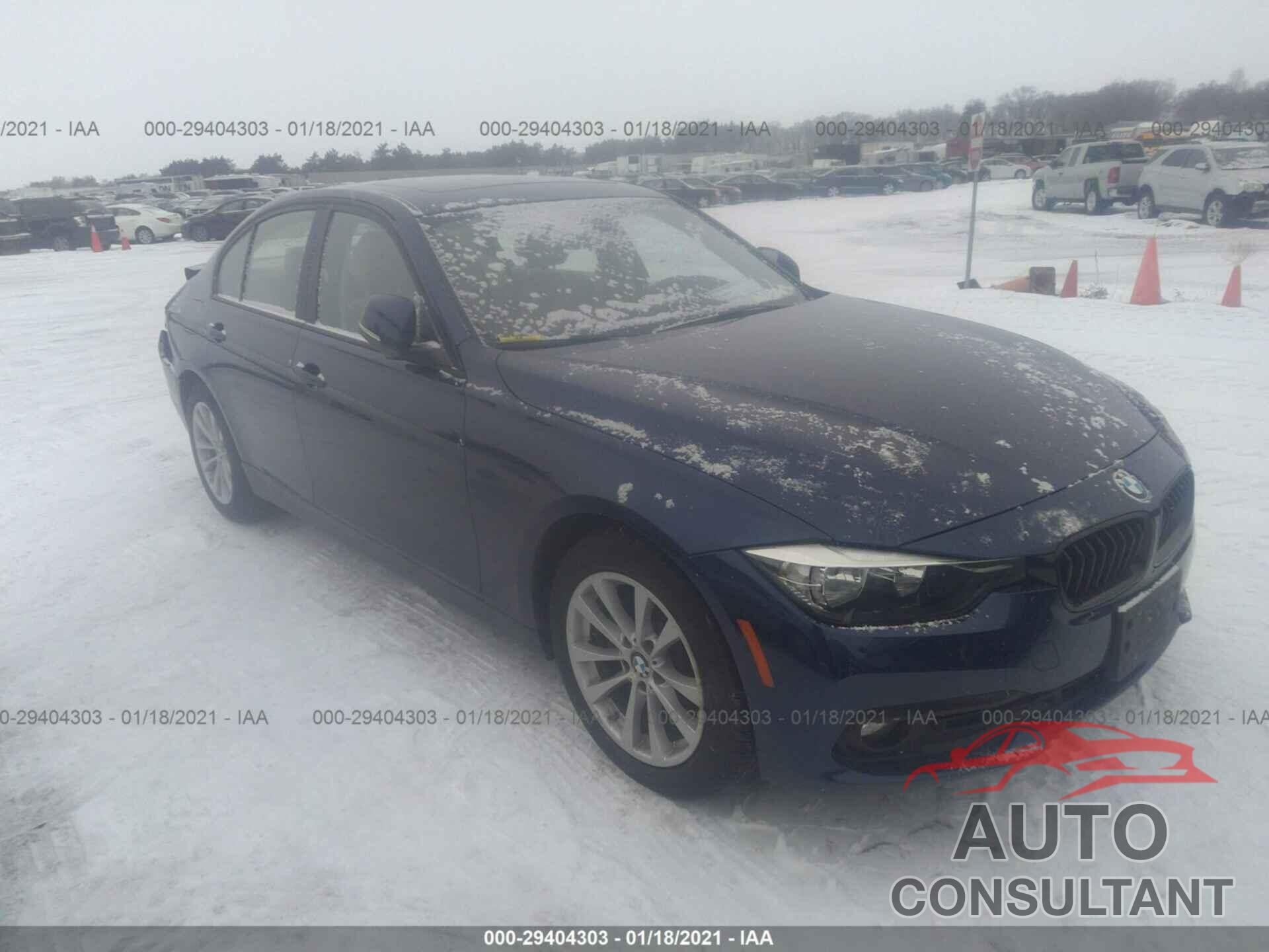 BMW 3 SERIES 2016 - WBA8A3C53GK552063