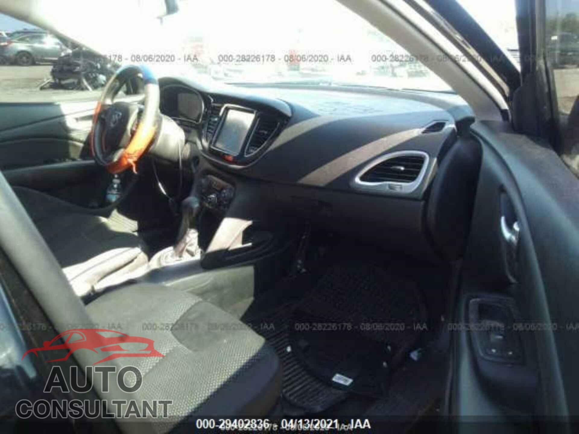 DODGE DART 2016 - 1C3CDFDH0GD508075