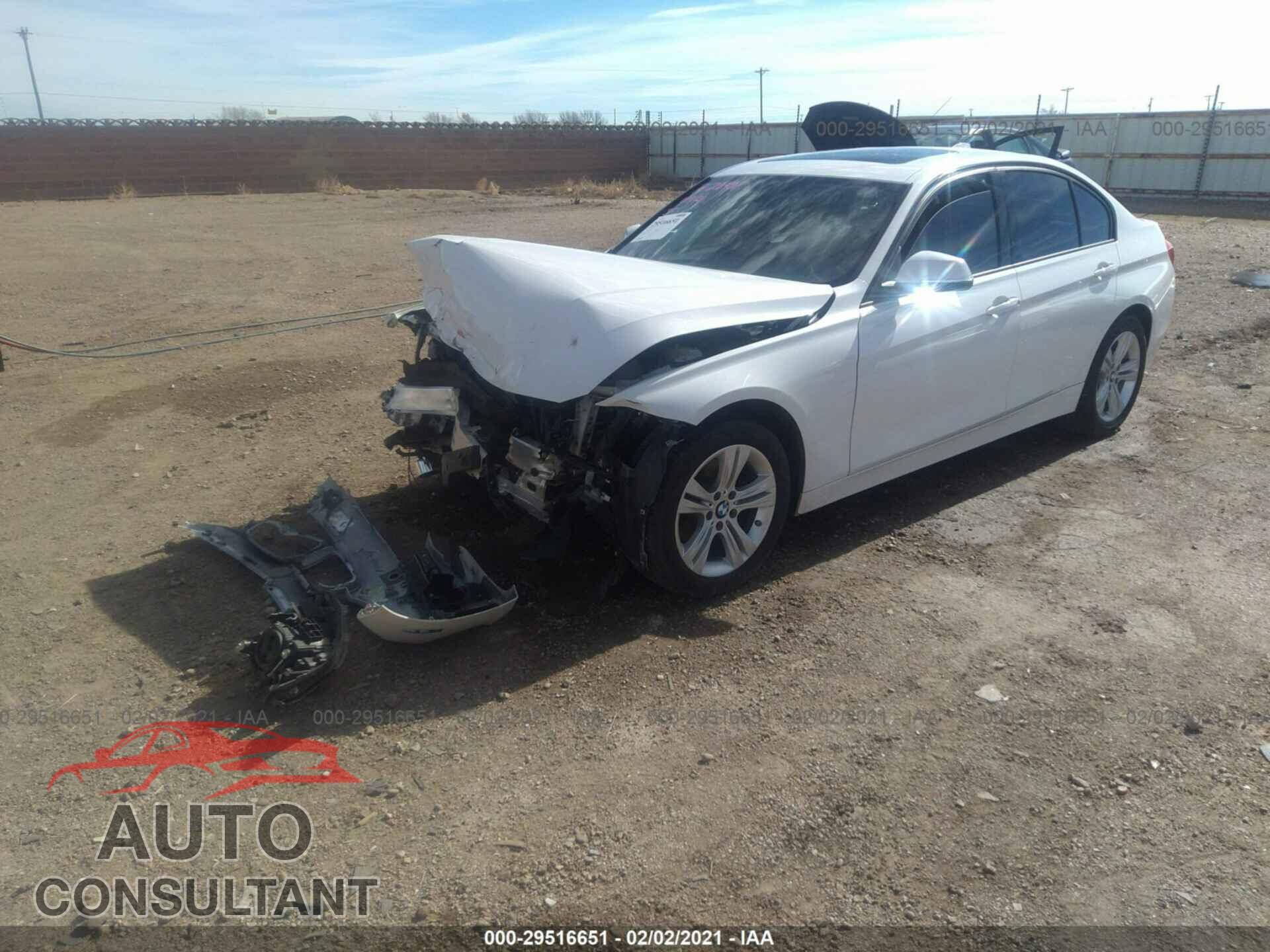 BMW 3 SERIES 2016 - WBA8E9G57GNU29804