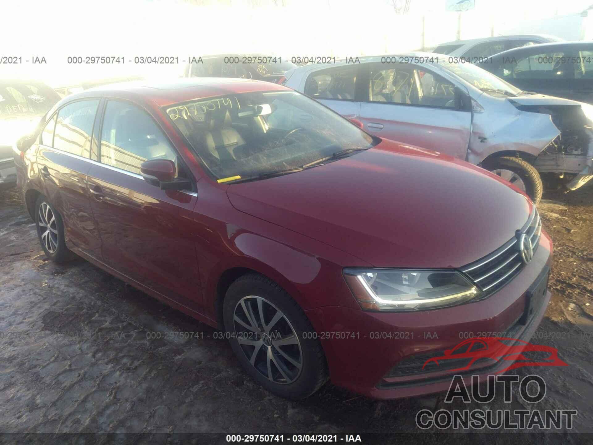 VOLKSWAGEN JETTA 2017 - 3VWDB7AJ0HM222622