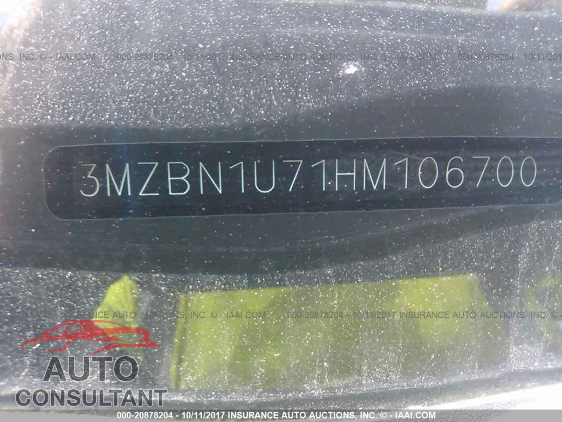 Mazda 3 2017 - 3MZBN1U71HM106700