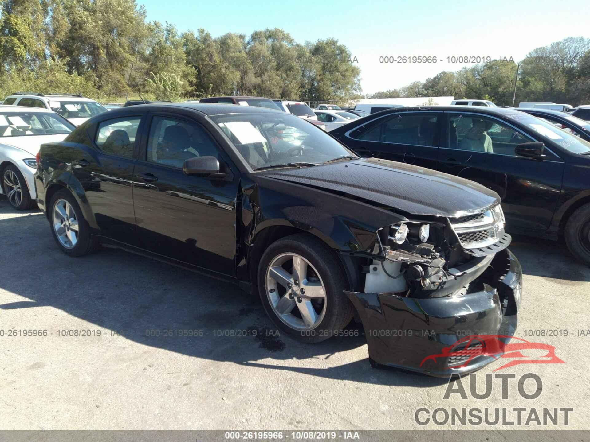 DODGE AVENGER 2011 - 1B3BD1FB7BN577241