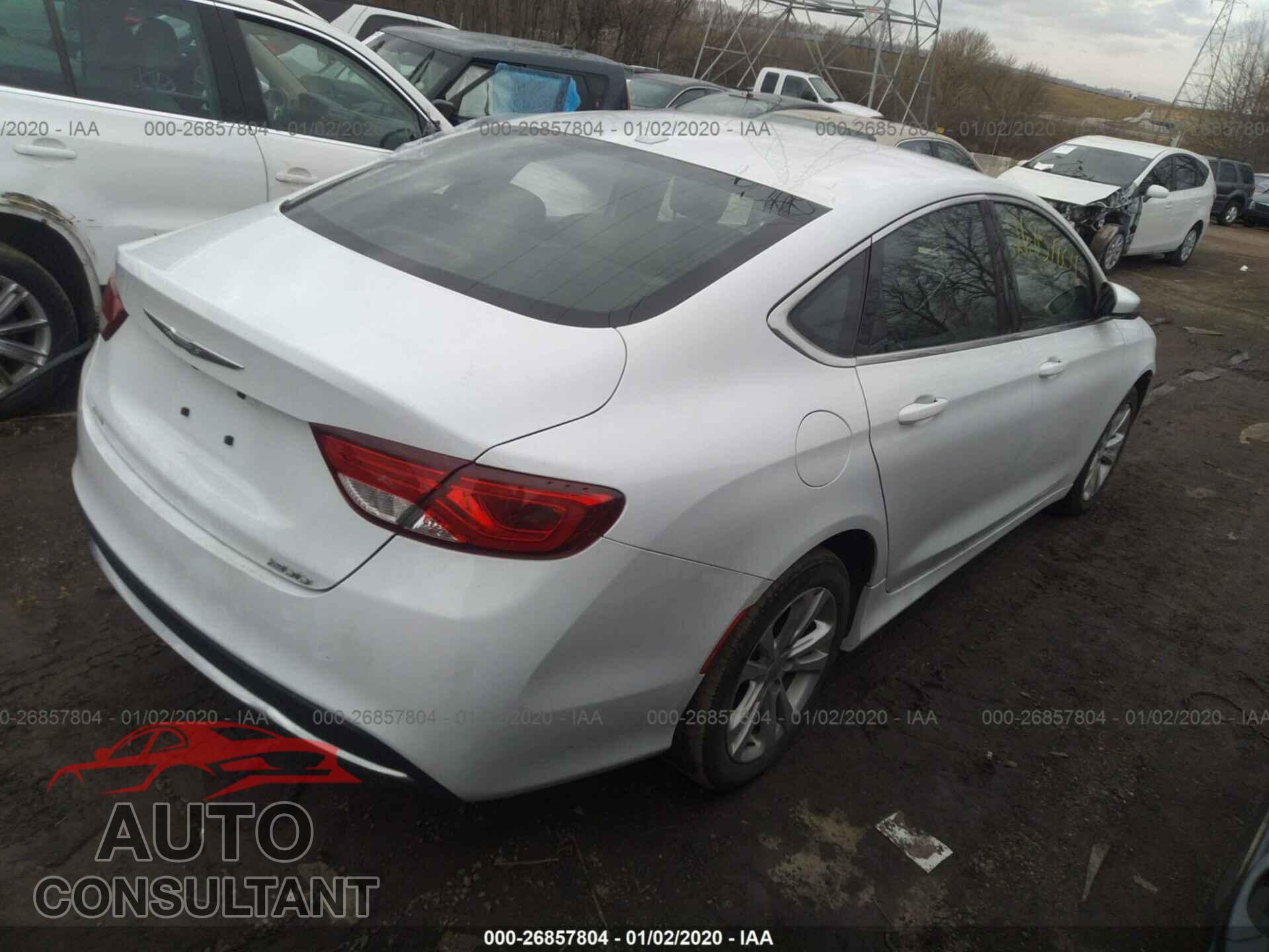 CHRYSLER 200 2015 - 1C3CCCABXFN744985