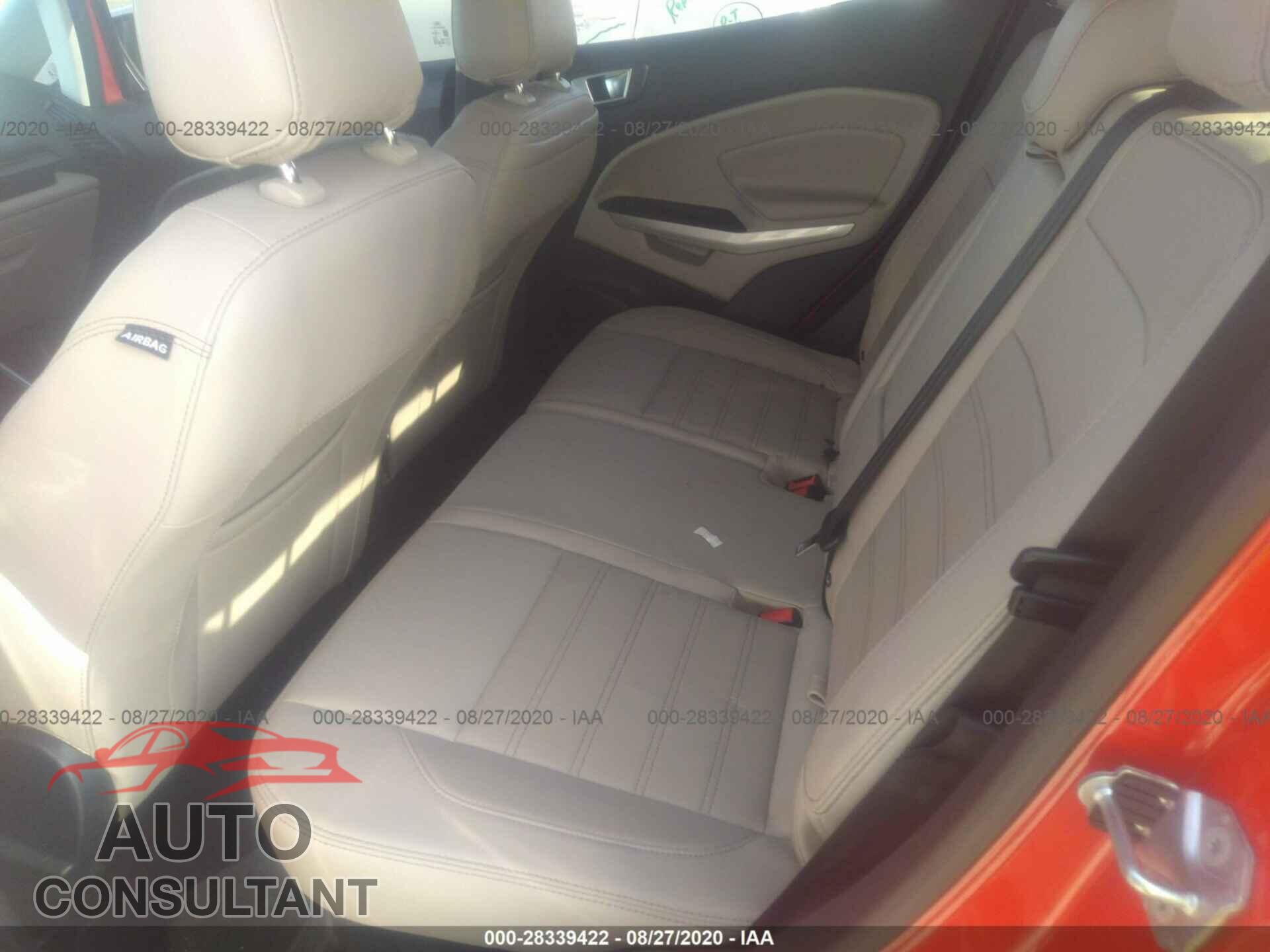FORD ECOSPORT 2019 - MAJ6S3KL2KC302989