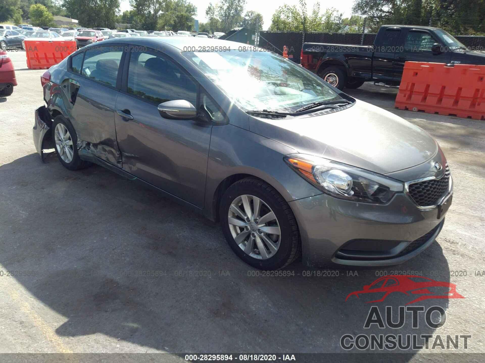 KIA FORTE 2016 - KNAFX4A60G5502498