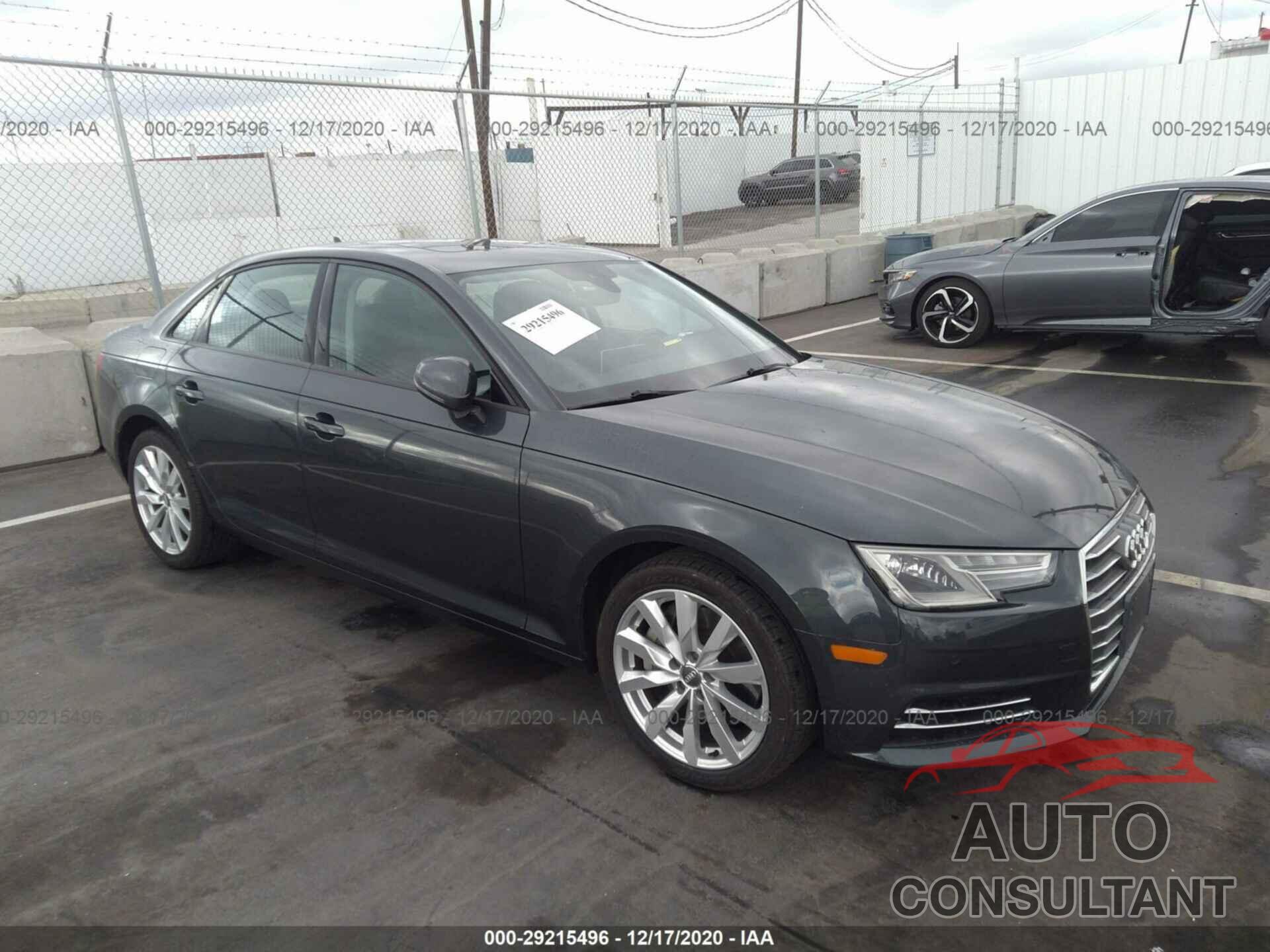 AUDI A4 2017 - WAUGNAF40HN000916