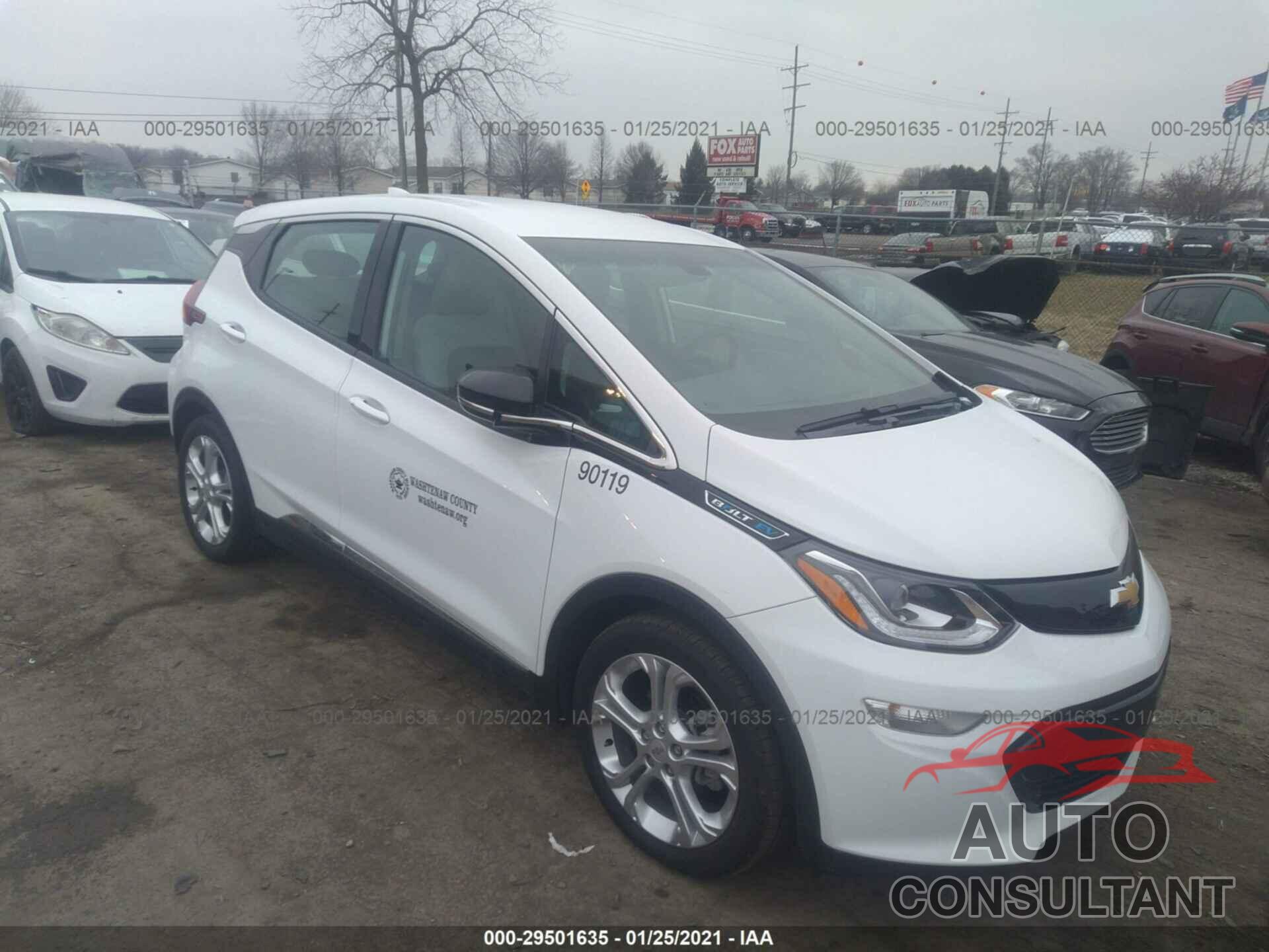 CHEVROLET BOLT EV 2019 - 1G1FW6S07K4110105