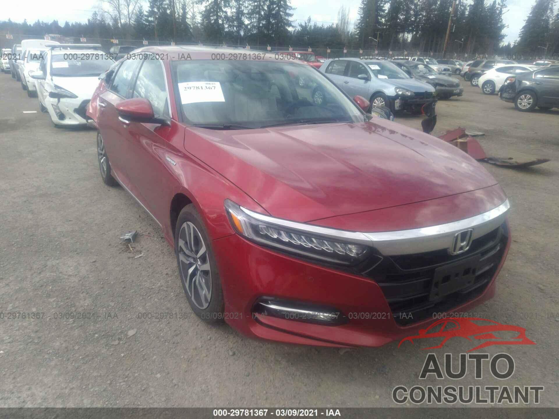 HONDA ACCORD HYBRID 2019 - 1HGCV3F91KA002621