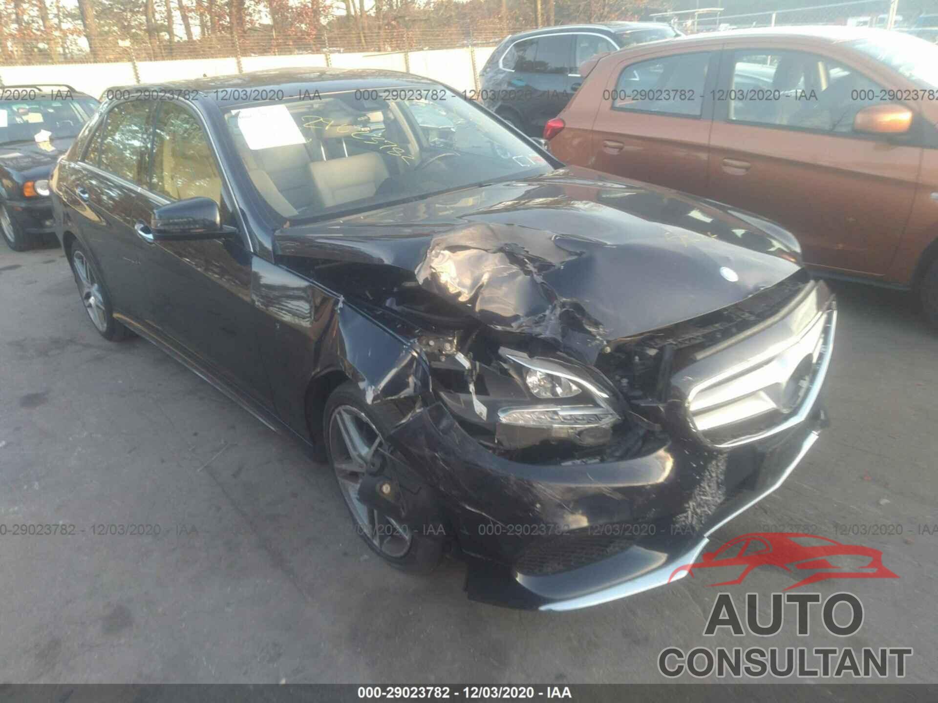 MERCEDES-BENZ E-CLASS 2016 - WDDHF8JB3GB264379