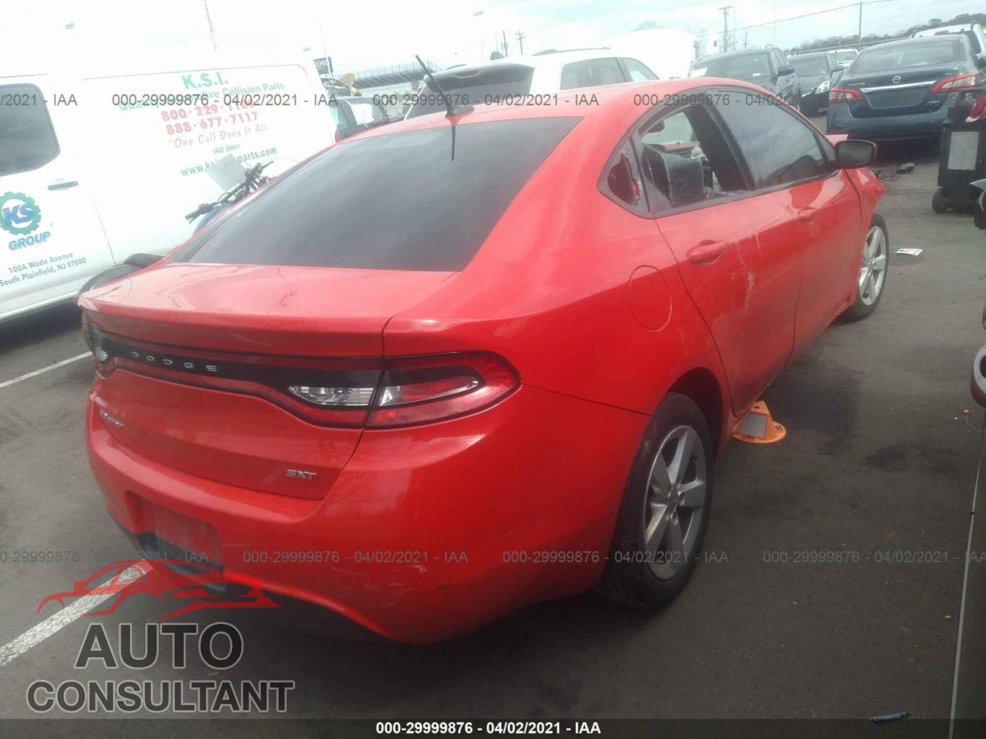 DODGE DART 2016 - 1C3CDFBB6GD727976