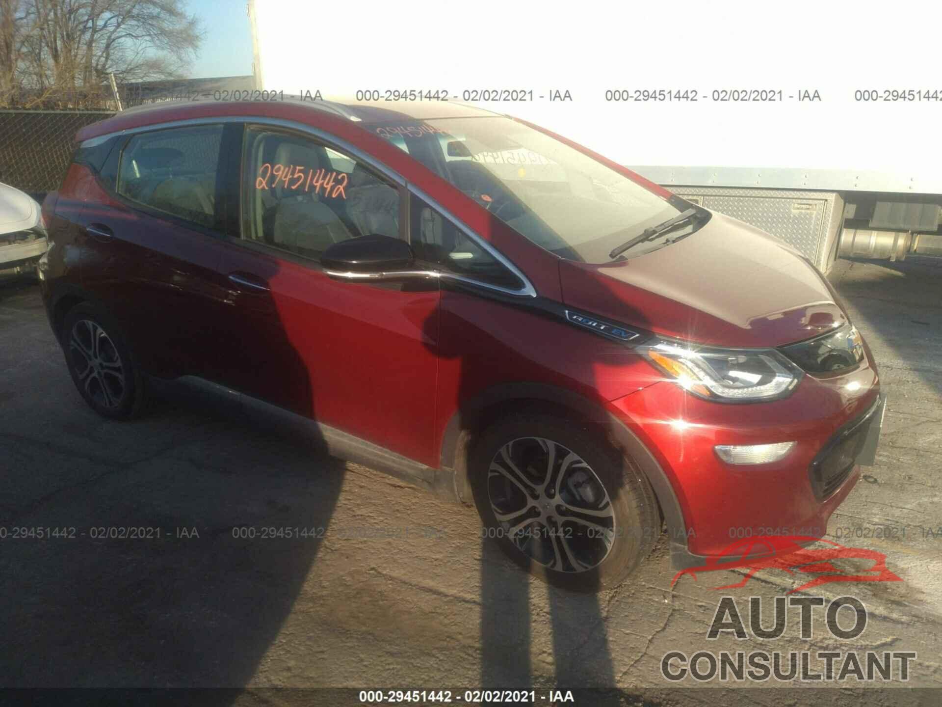 CHEVROLET BOLT EV 2017 - 1G1FX6S00H4181104