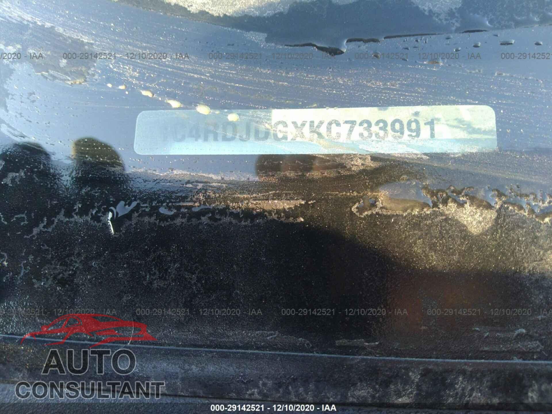 DODGE DURANGO 2019 - 1C4RDJDGXKC733991