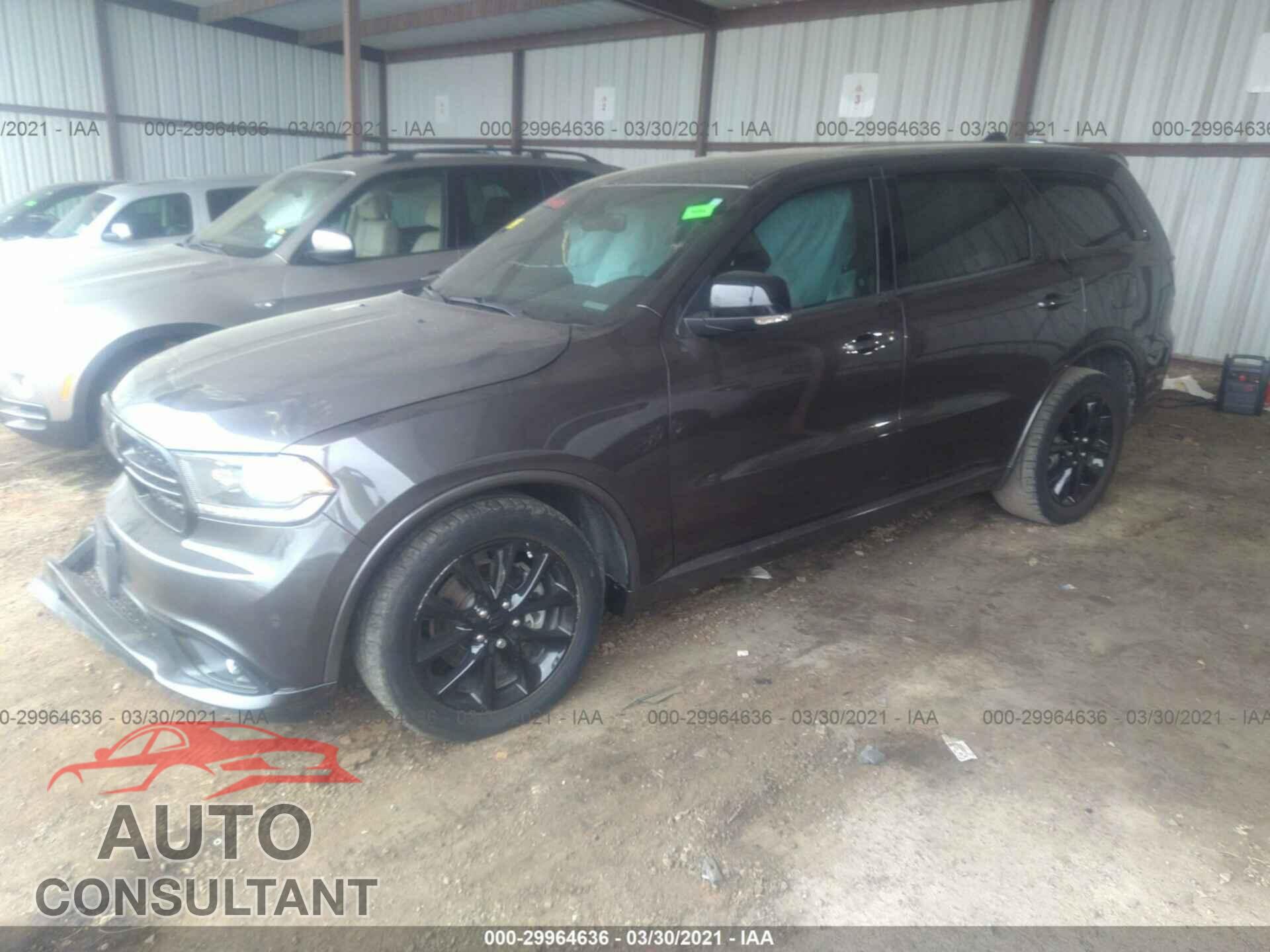 DODGE DURANGO 2017 - 1C4SDJCTXHC619269