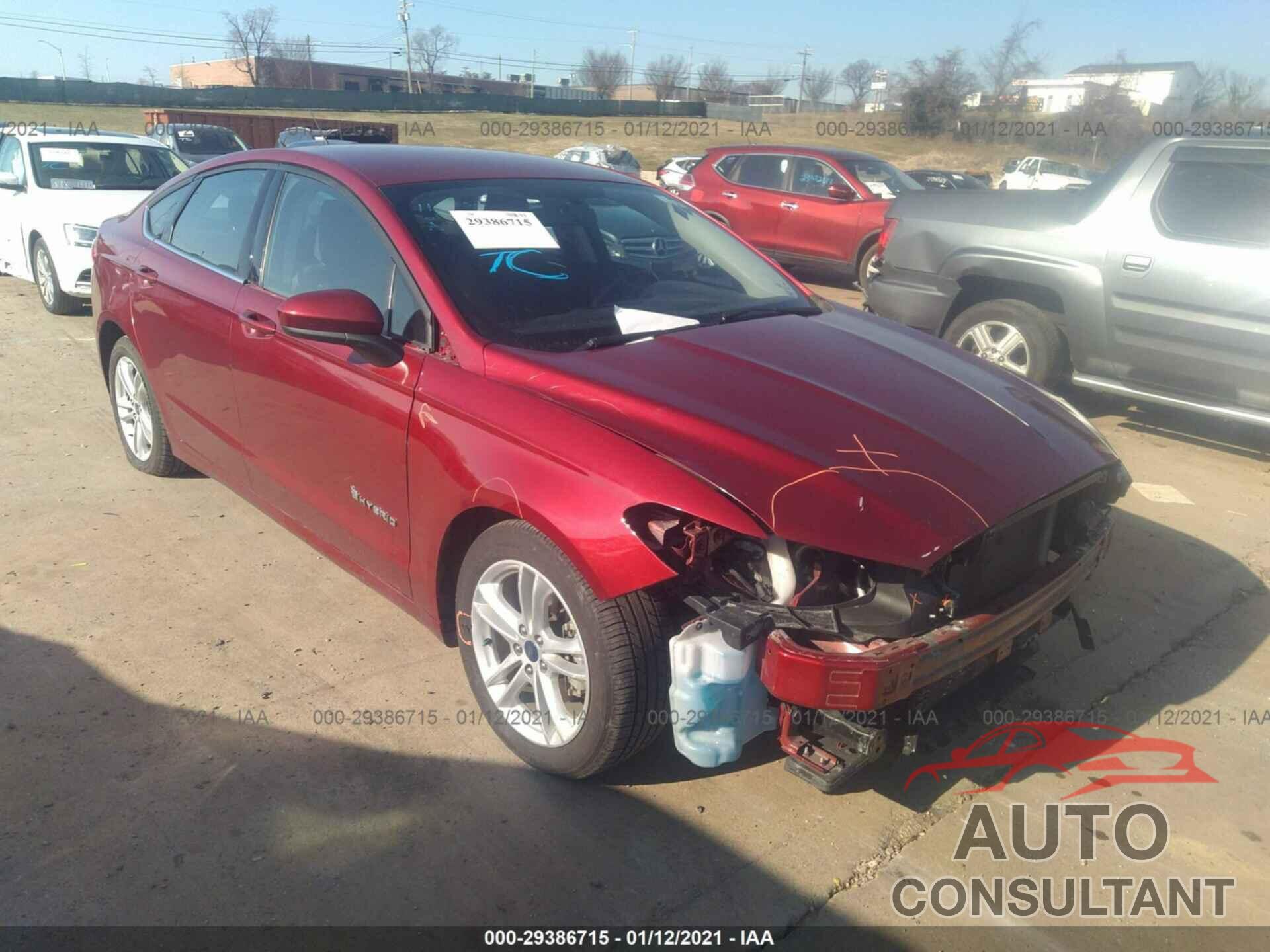 FORD FUSION HYBRID 2018 - 3FA6P0LU2JR152499