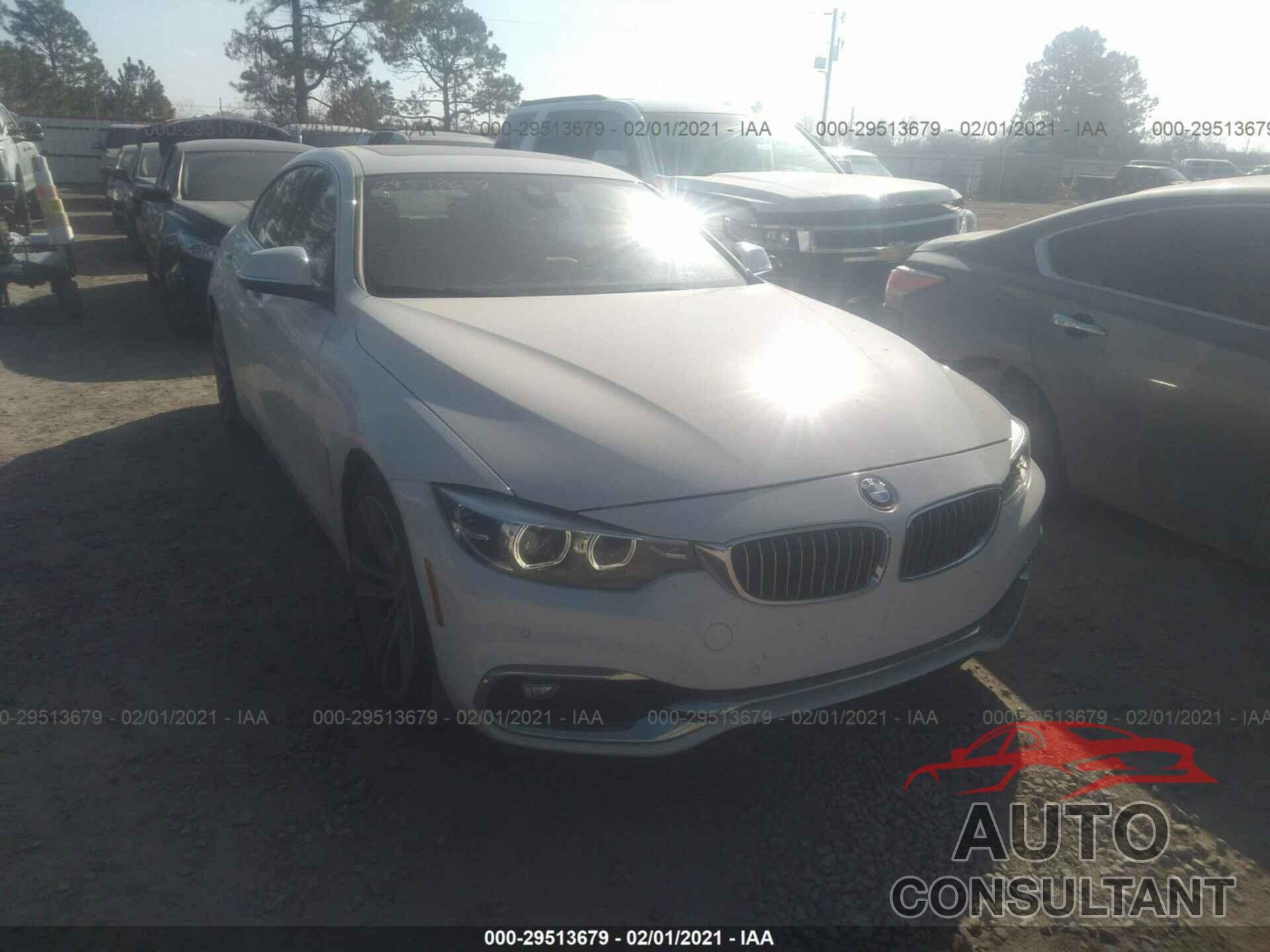 BMW 4 SERIES 2019 - WBA4J1C57KBM15994