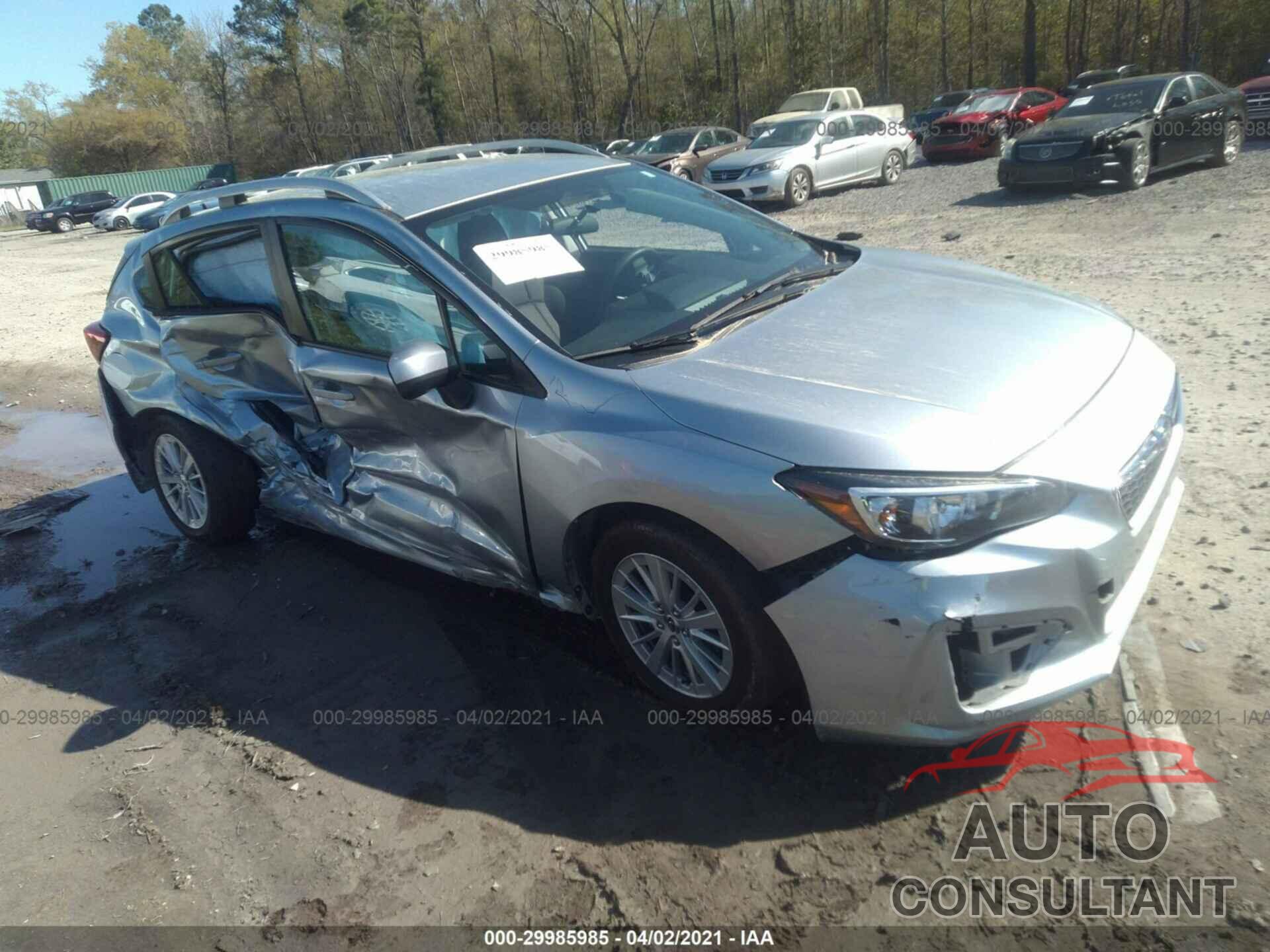 SUBARU IMPREZA 2018 - 4S3GTAB61J3743456