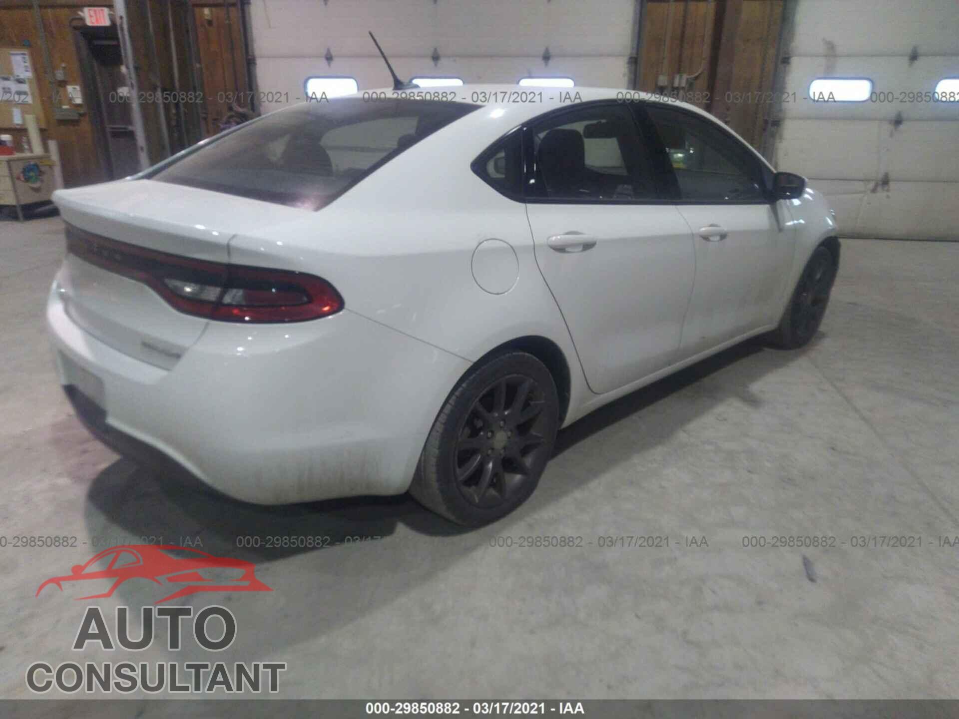 DODGE DART 2016 - 1C3CDFFA8GD822136