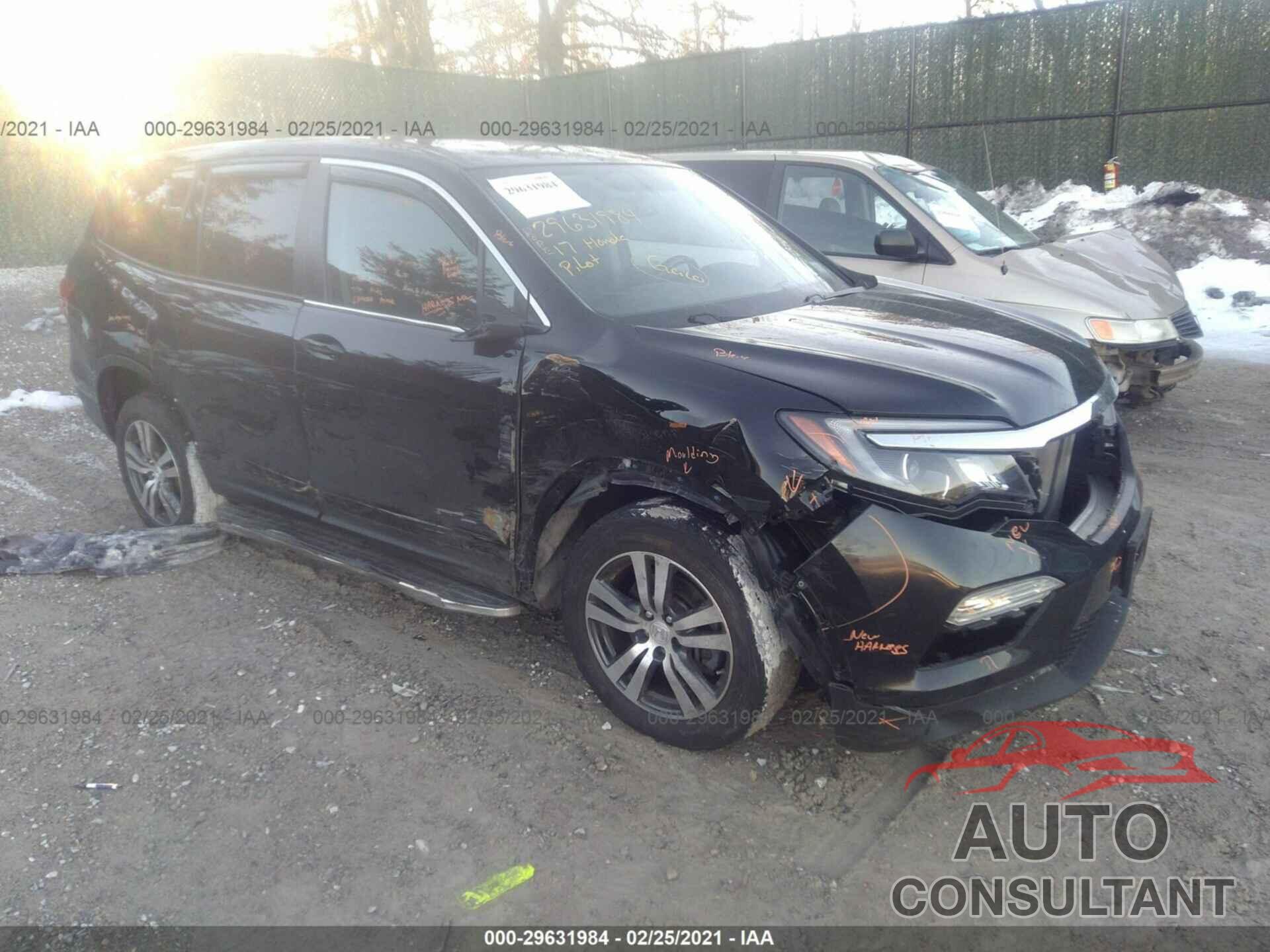 HONDA PILOT 2017 - 5FNYF6H57HB063792
