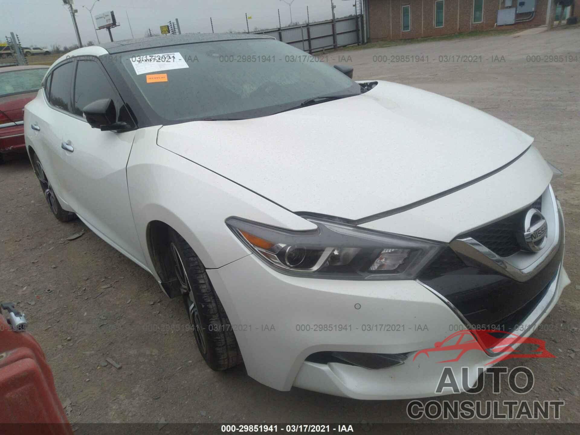 NISSAN MAXIMA 2017 - 1N4AA6AP0HC434015