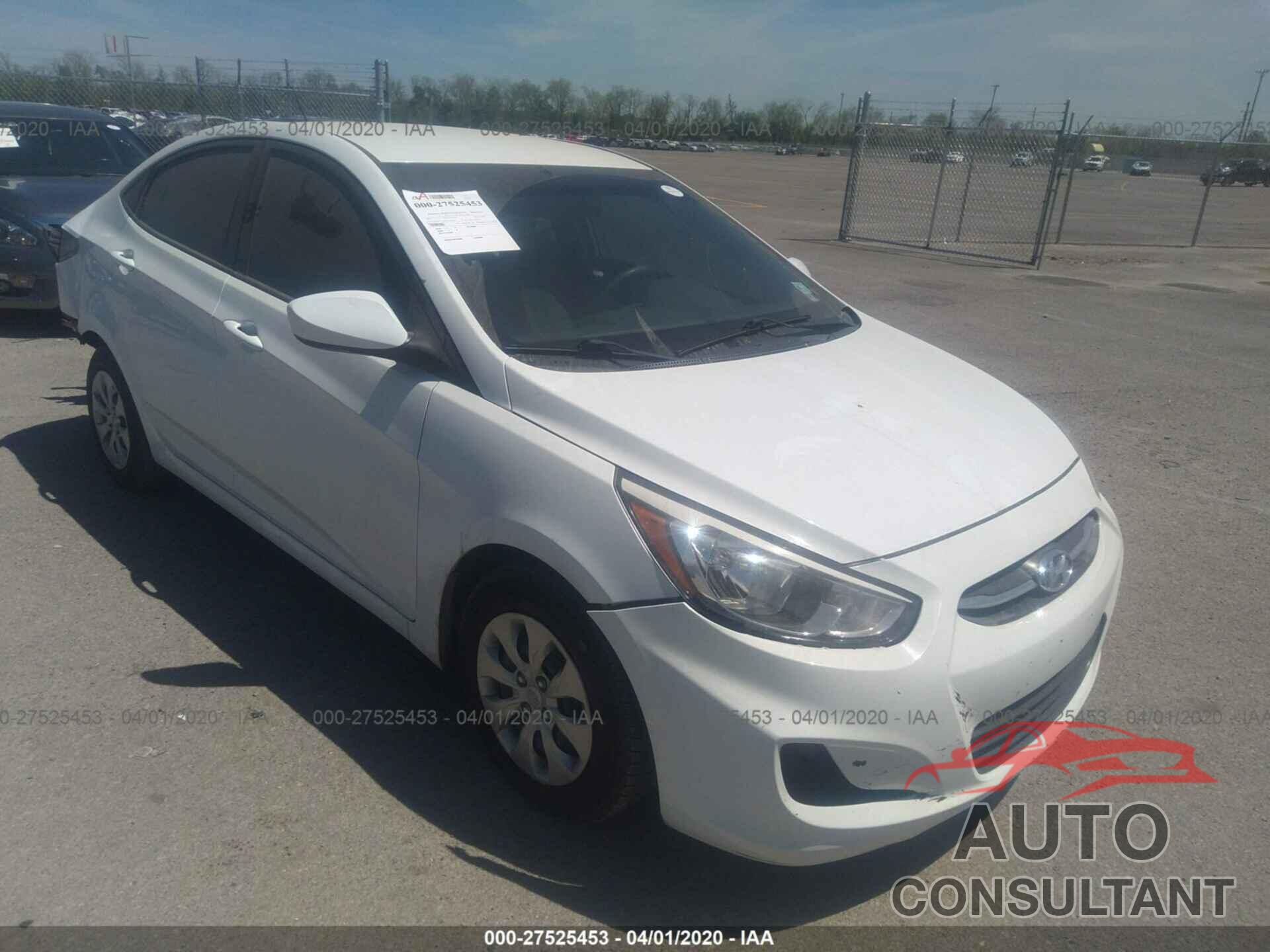 HYUNDAI ACCENT 2017 - KMHCT4AE3HU192620
