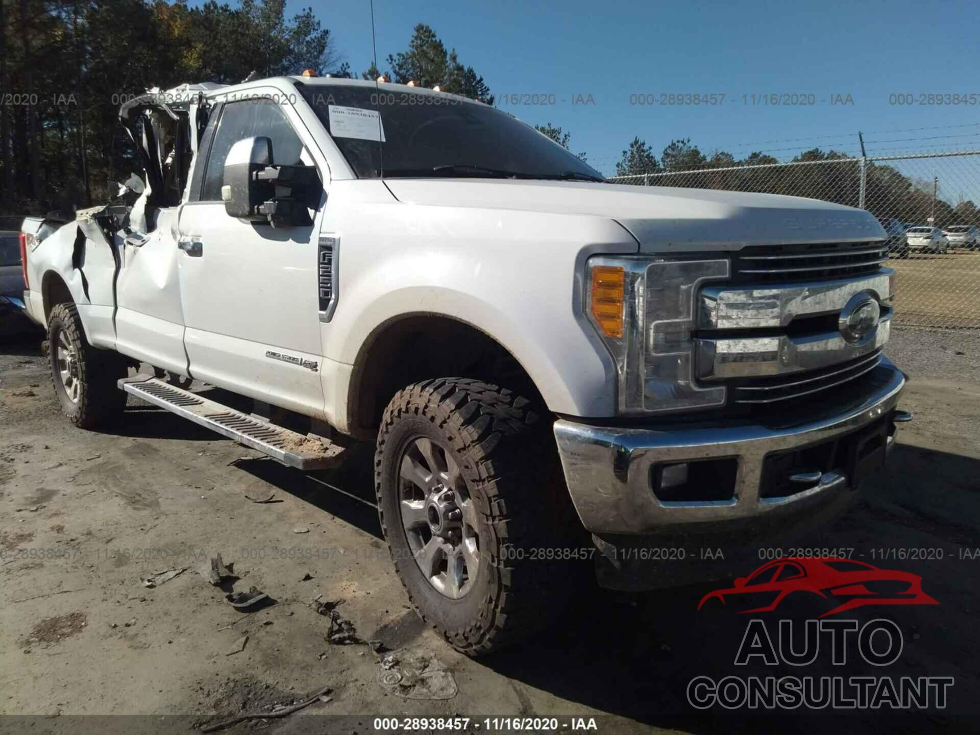 FORD SUPER DUTY F-250 SRW 2017 - 1FT7W2BT1HEB74142