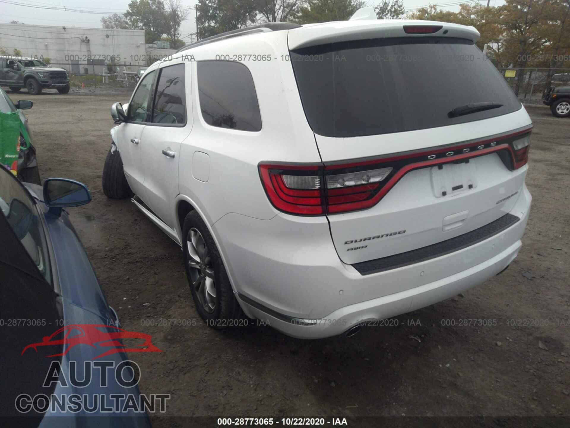 DODGE DURANGO 2016 - 1C4SDJET8GC442426