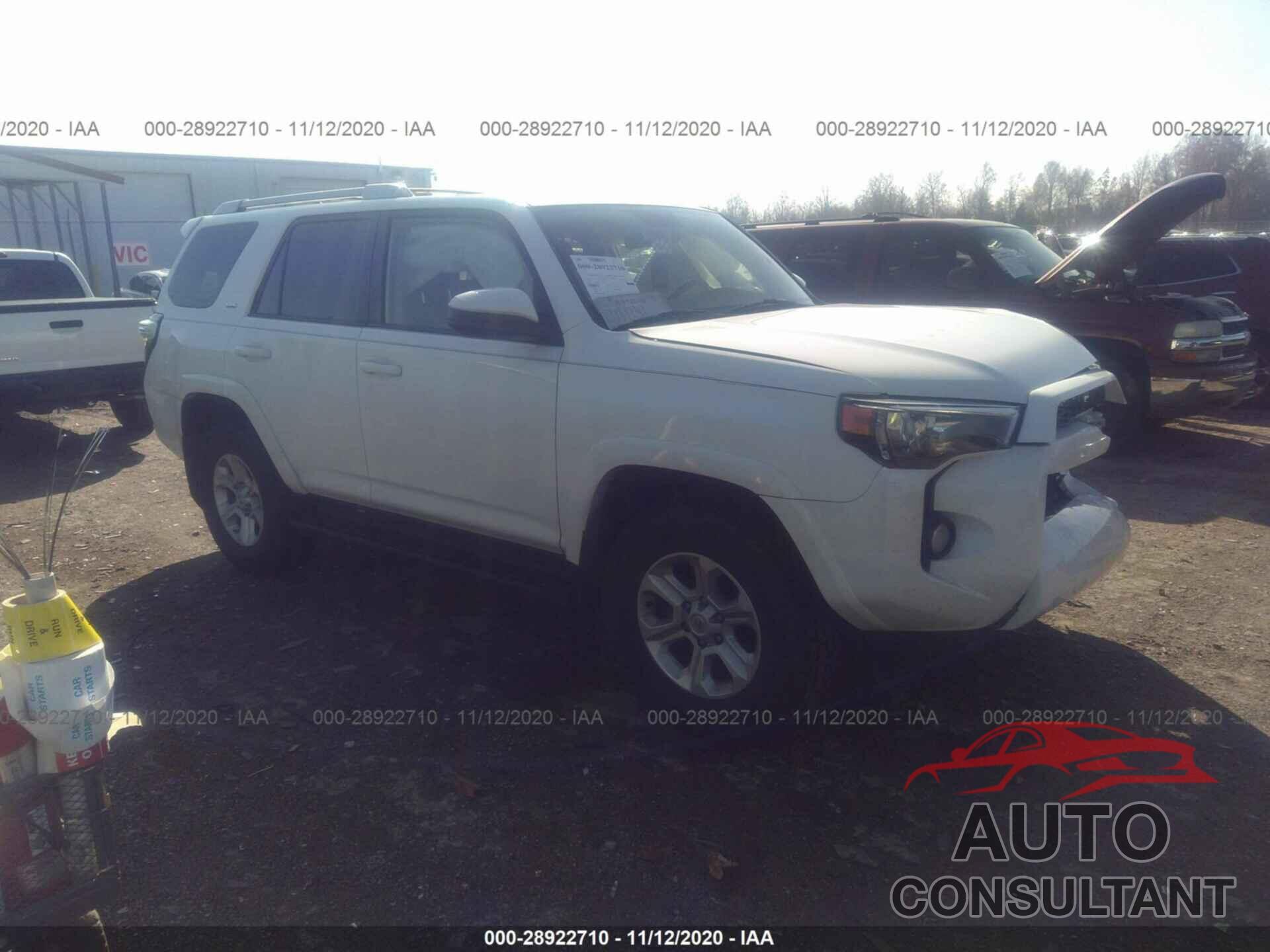 TOYOTA 4RUNNER 2016 - JTEBU5JR5G5341345