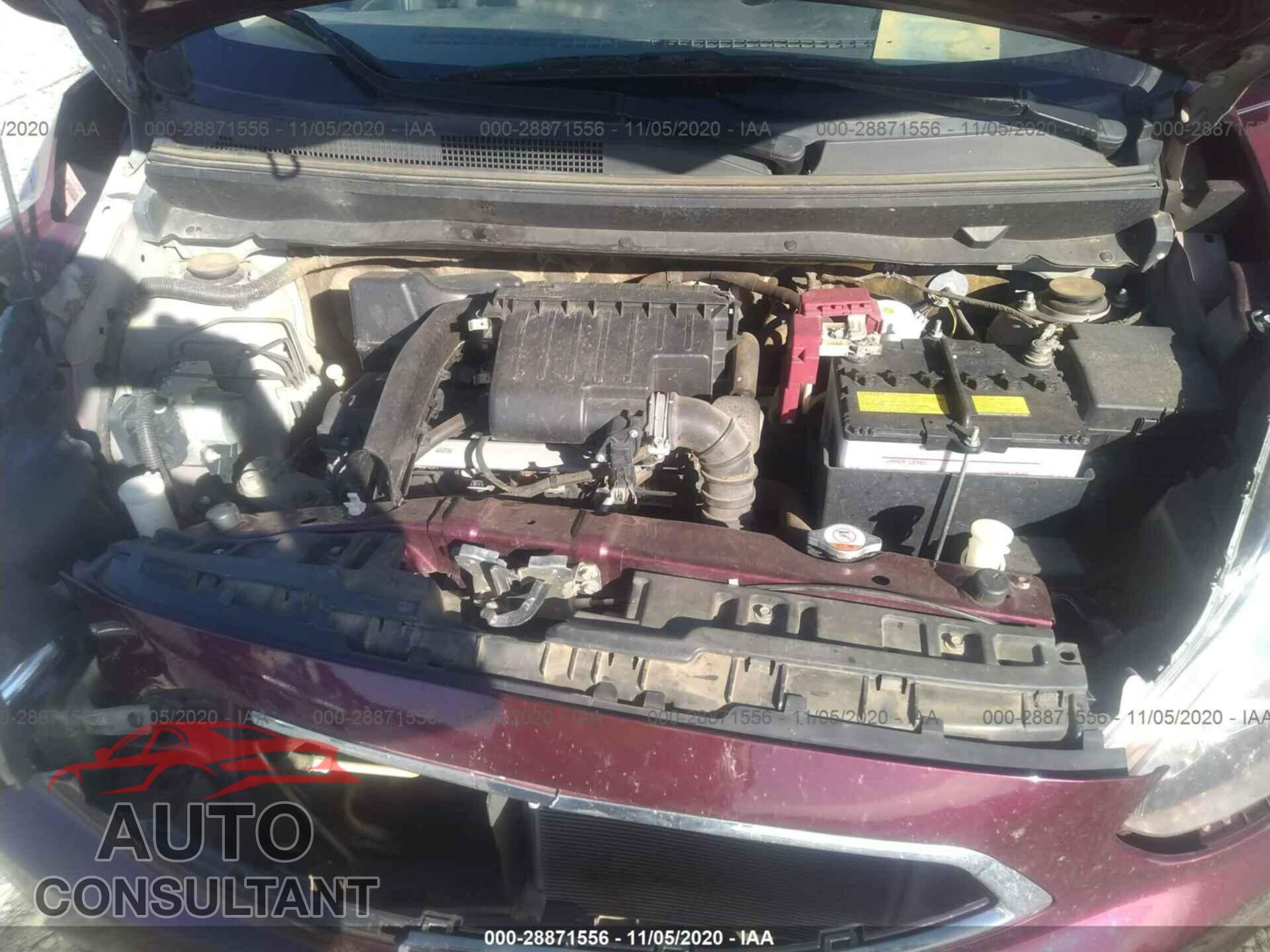 MITSUBISHI MIRAGE 2017 - ML32A3HJ7HH014630
