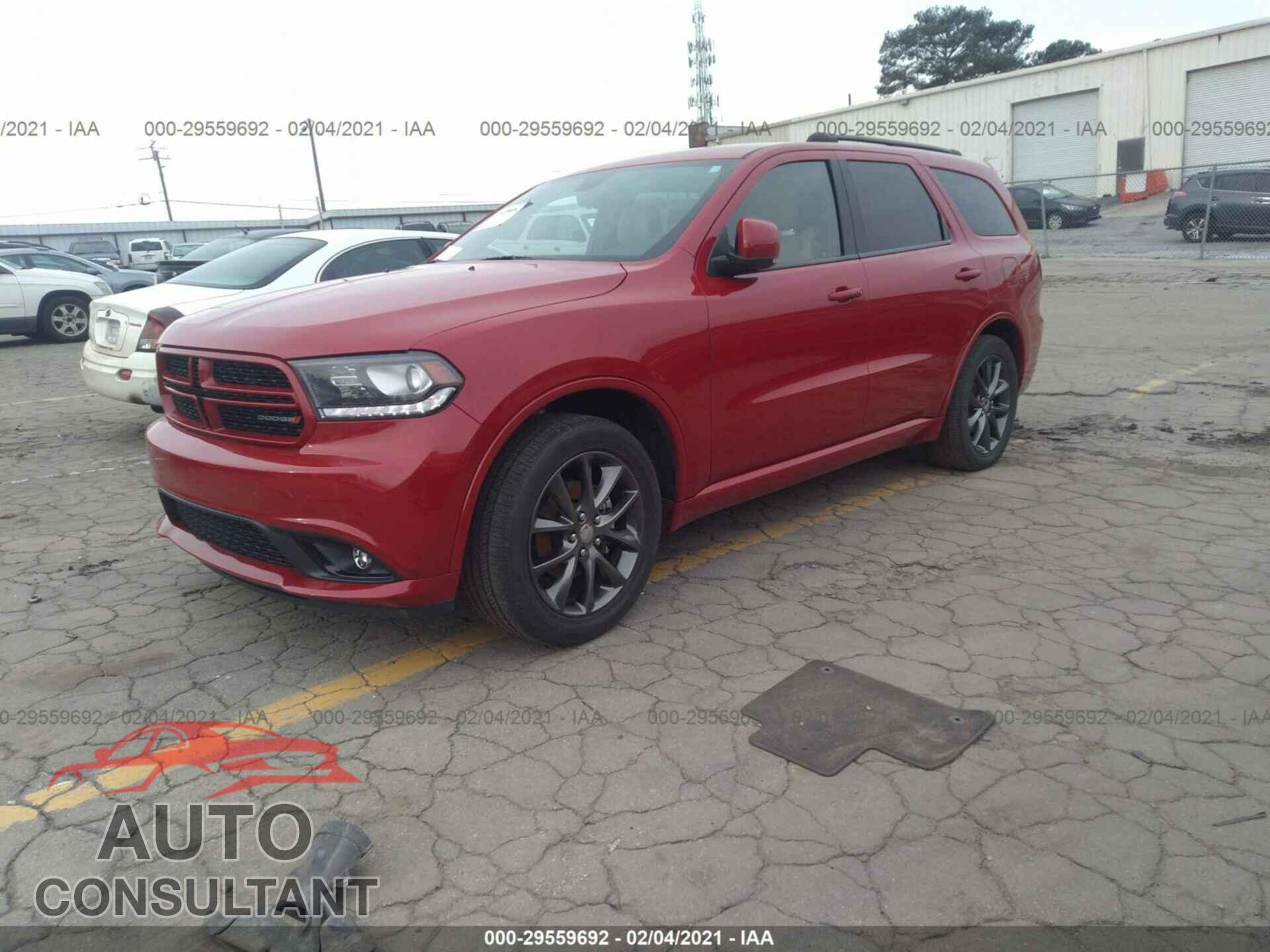 DODGE DURANGO 2017 - 1C4RDHDG3HC774223