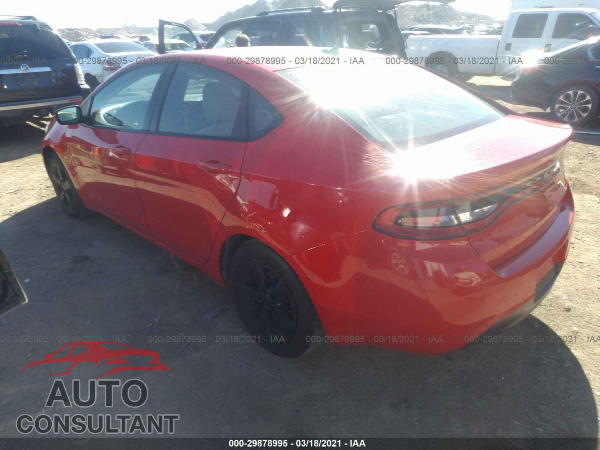 DODGE DART 2016 - 1C3CDFBB5GD652882