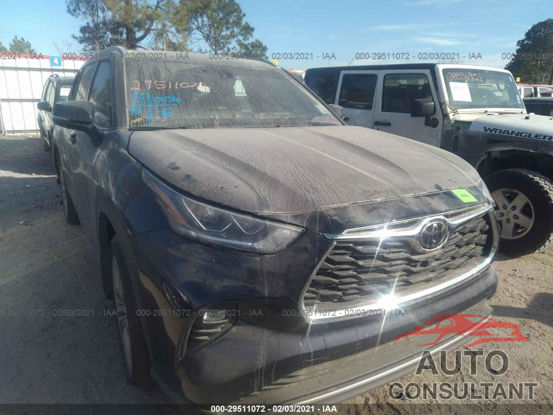 TOYOTA HIGHLANDER 2020 - 5TDFZRAH9LS010956