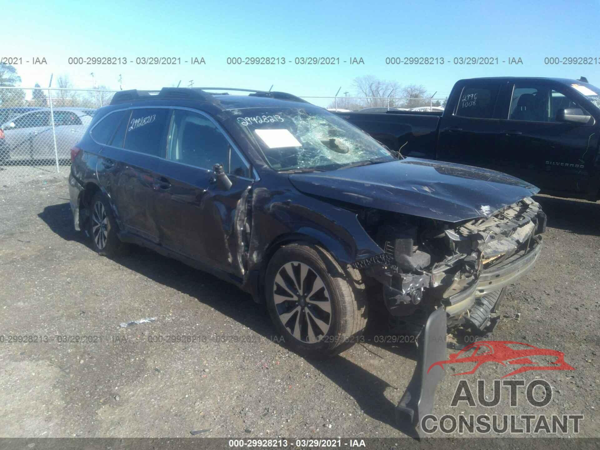 SUBARU OUTBACK 2017 - 4S4BSAKC1H3211715