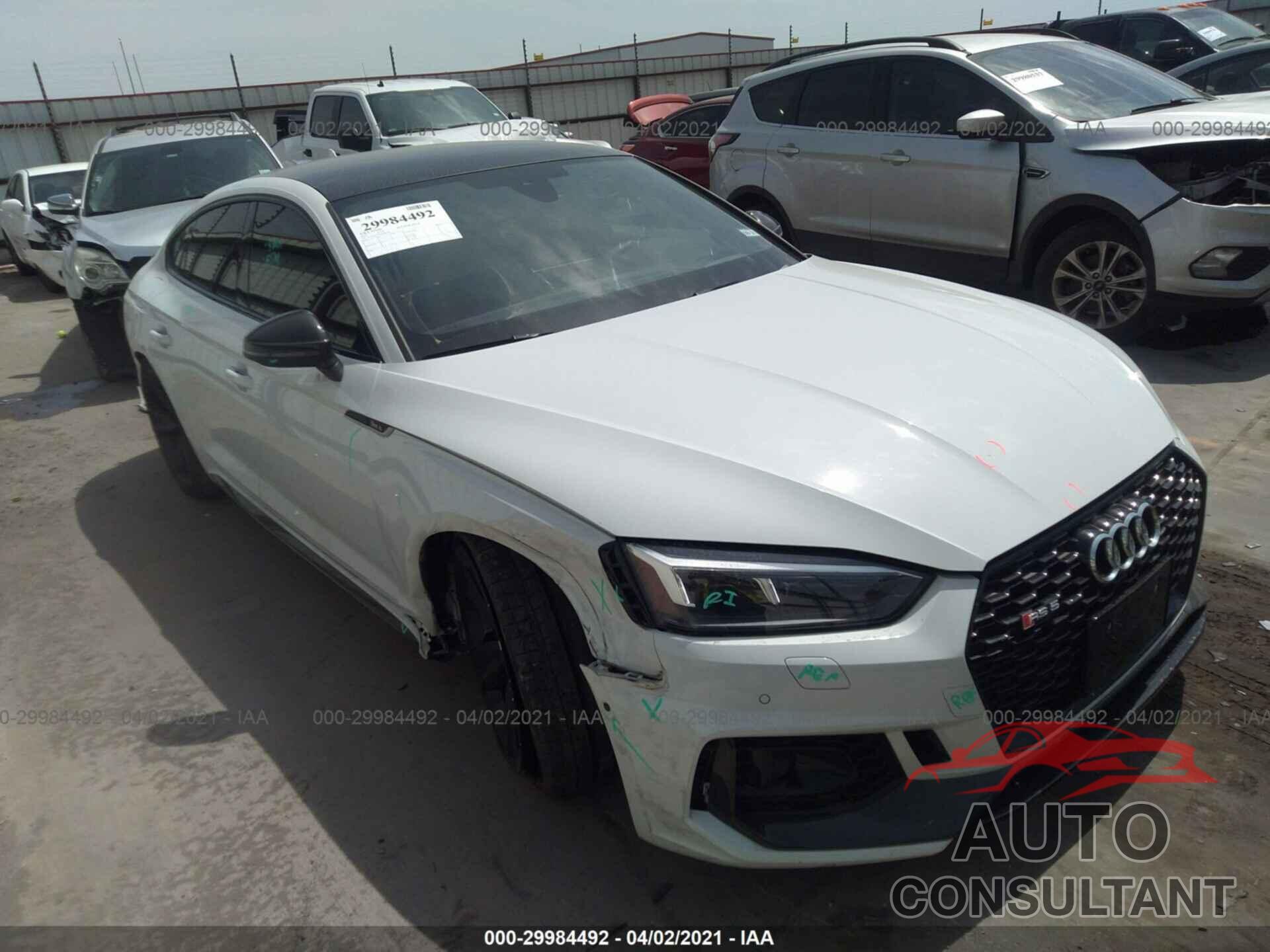 AUDI RS 5 SPORTBACK 2019 - WUABWCF50KA900294