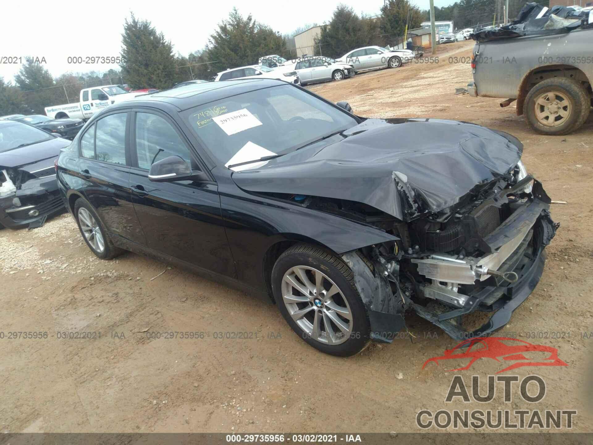 BMW 3 SERIES 2017 - WBA8E5G57HNU41316