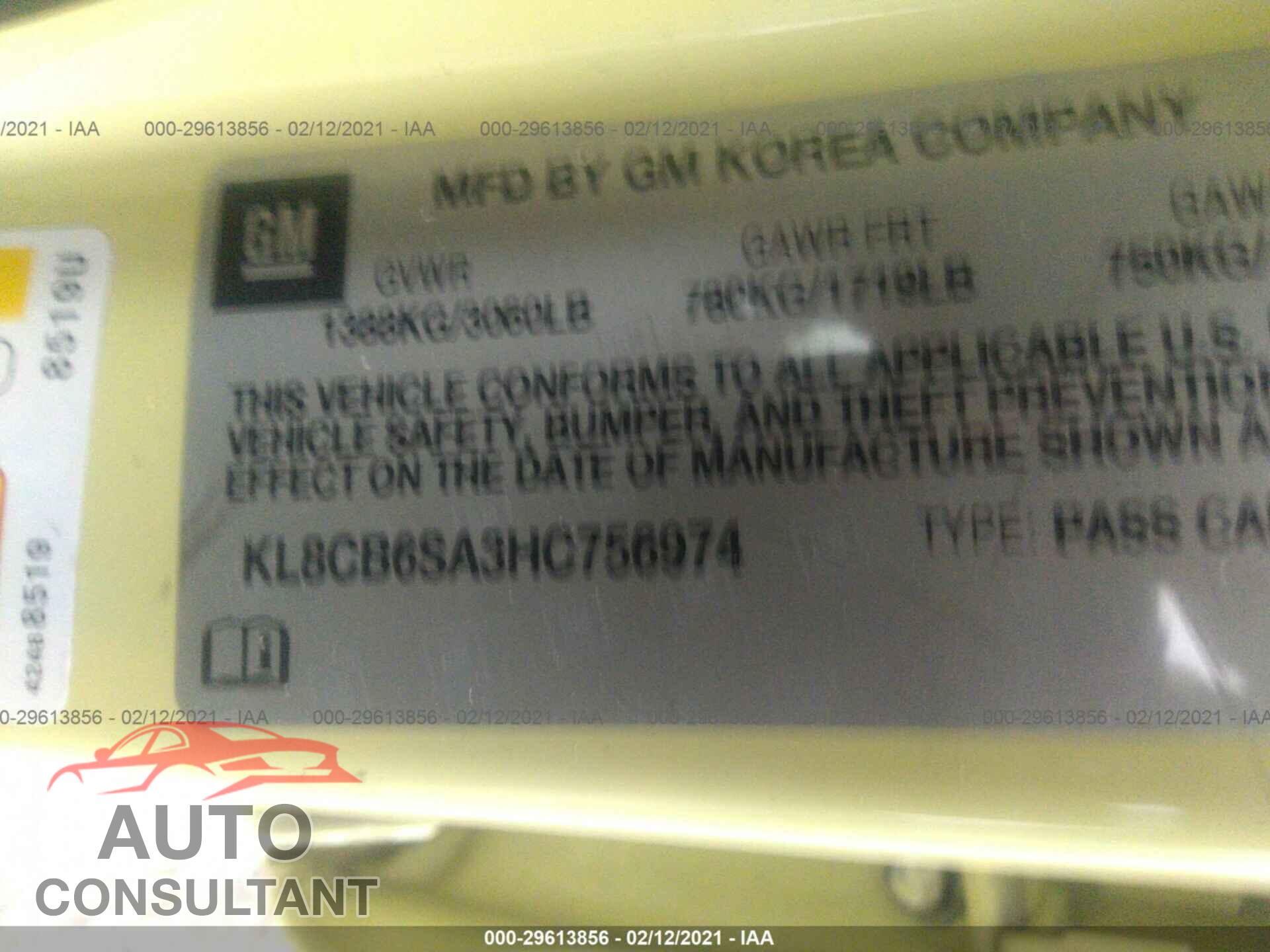 CHEVROLET SPARK 2017 - KL8CB6SA3HC756974