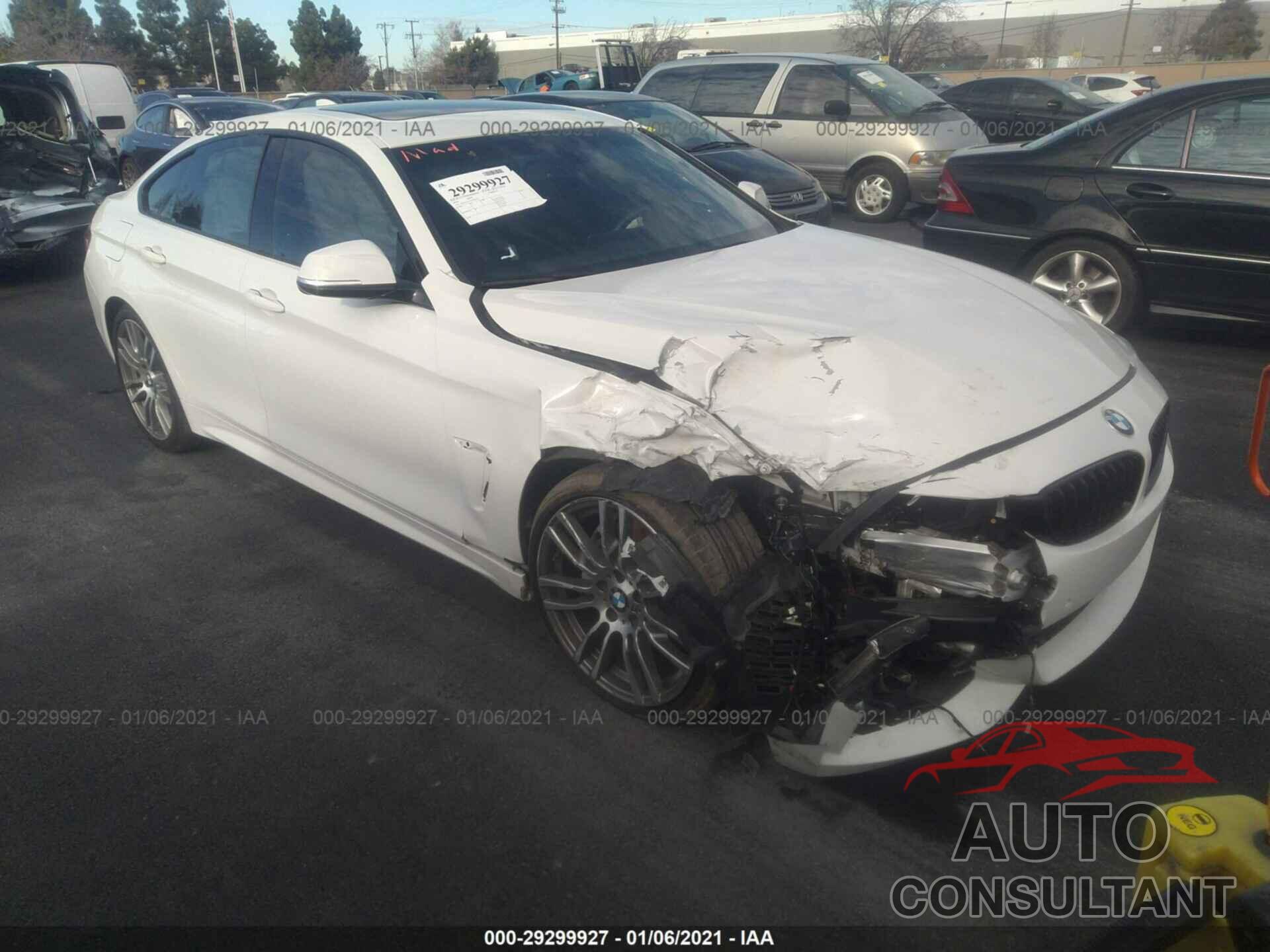 BMW 4 SERIES 2016 - WBA4A9C52GGL89359