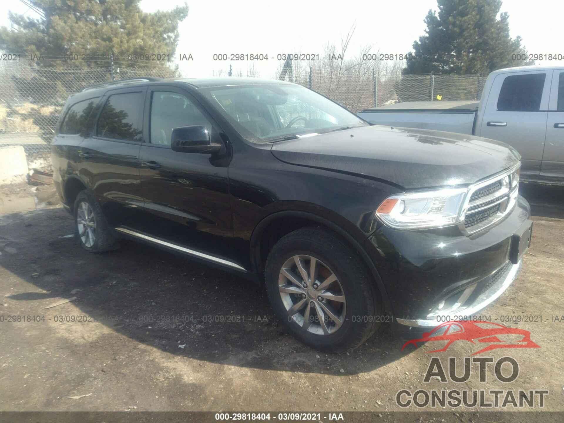 DODGE DURANGO 2017 - 1C4RDJAG4HC917997
