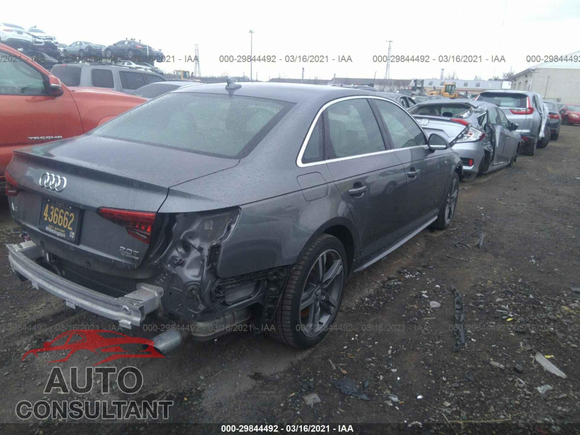 AUDI A4 2017 - WAUFNAF4XHN025253