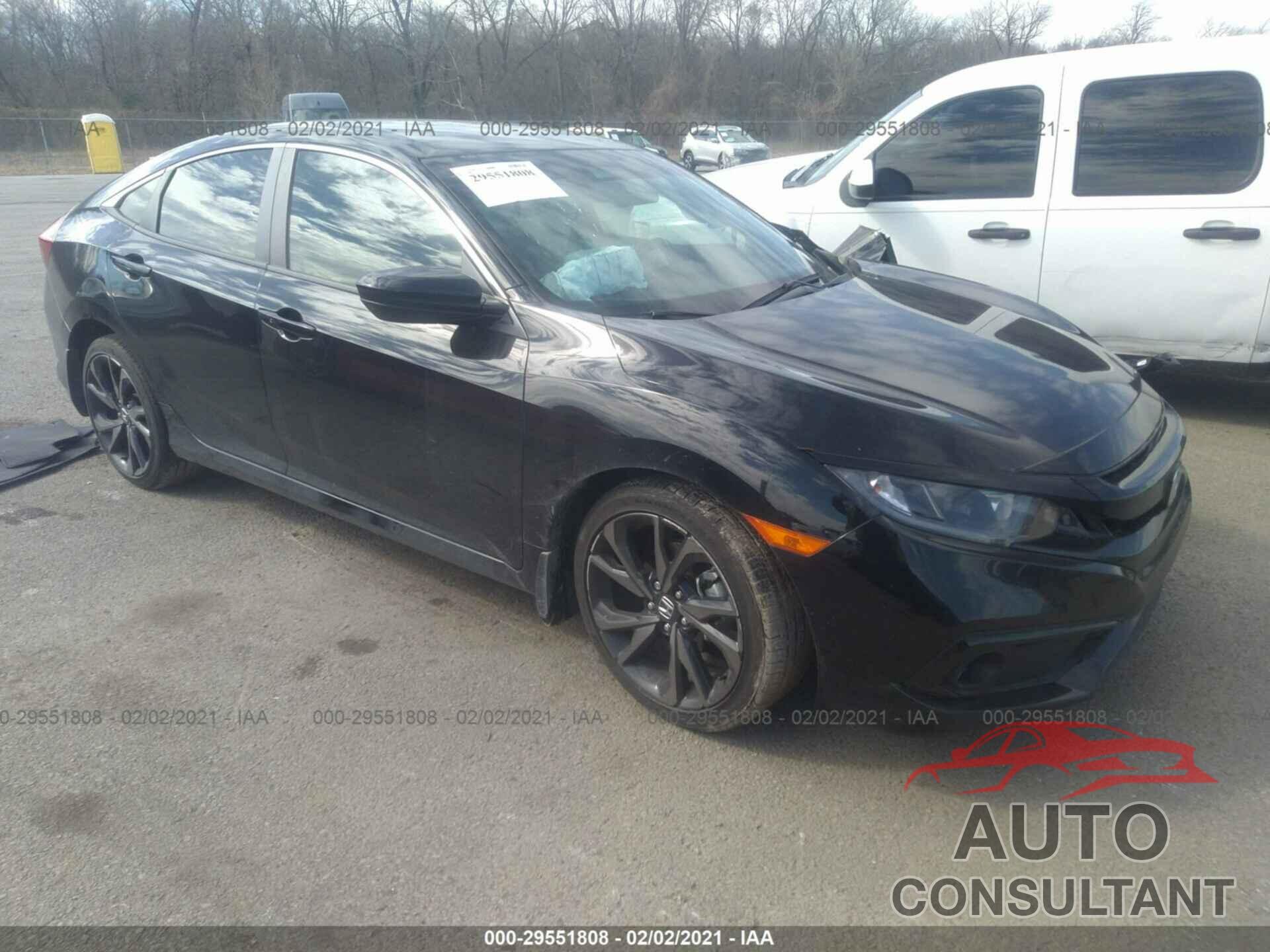 HONDA CIVIC SEDAN 2019 - 19XFC2F84KE032339