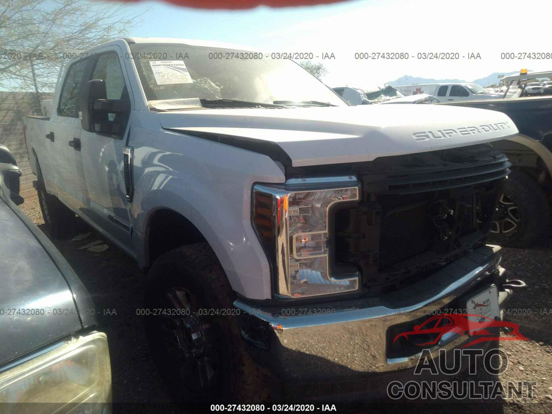 FORD SUPER DUTY F-250 SRW 2019 - 1FT7W2BTXKED40584