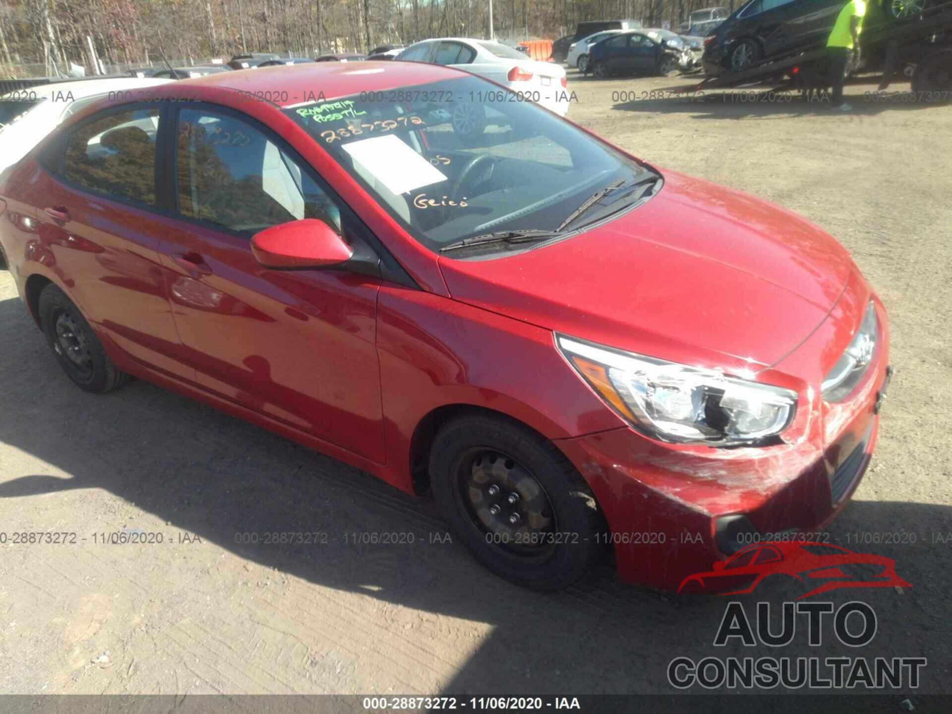 HYUNDAI ACCENT 2016 - KMHCT4AE7GU963305