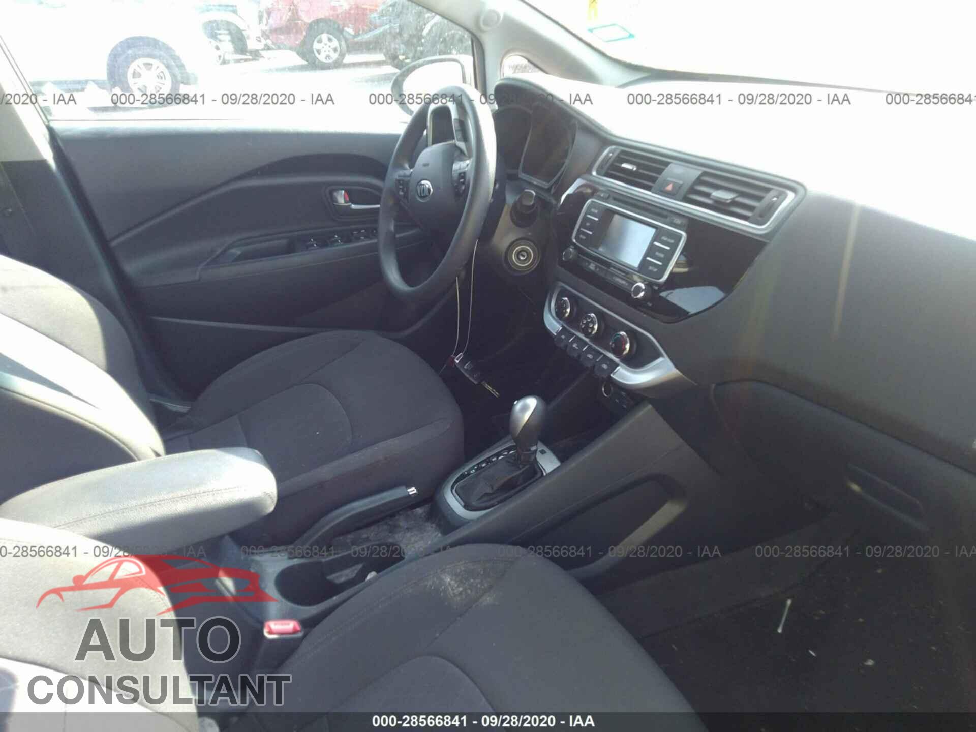KIA RIO 2016 - KNADN4A32G6663092